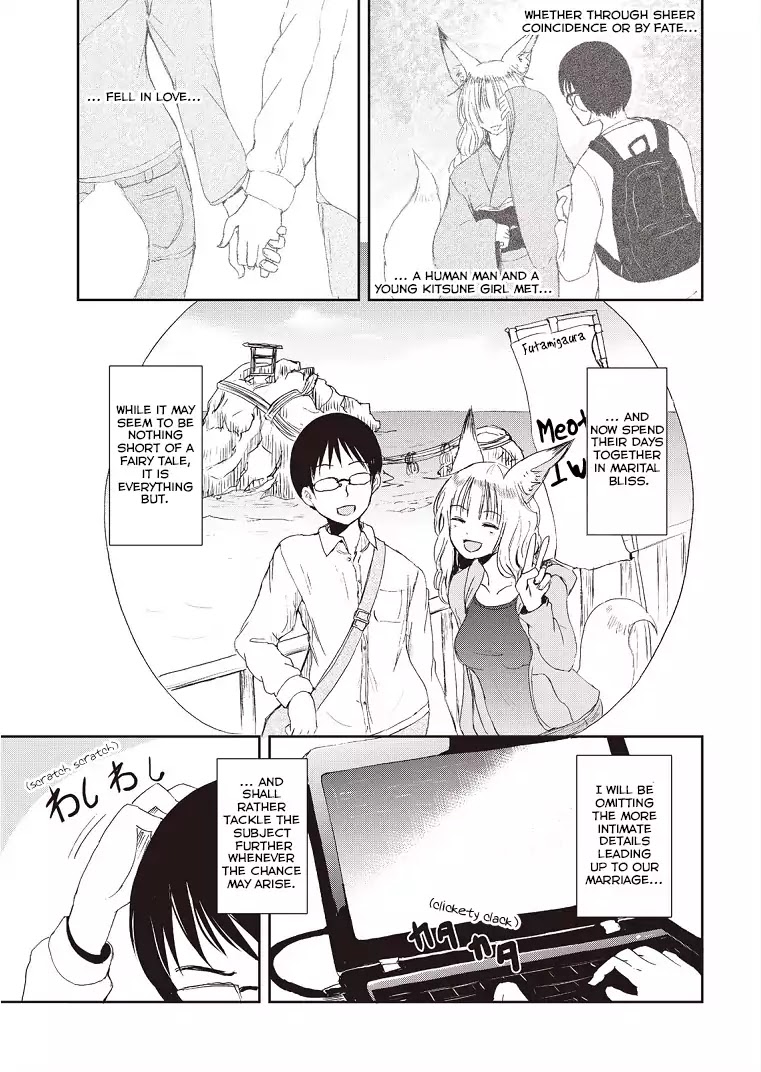 Kitsune no Oyome-chan Chapter 1 page 3 - Chapter 1: When My Kitsune Wife and I Went Out For A Date