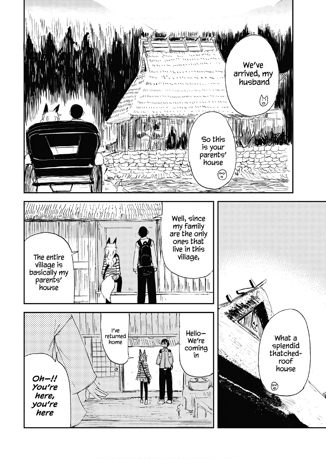 Kitsune no Oyome-chan Chapter 12 page 10 - Chapter 12: Going to Oyome-chan's Parents' Home, Part 1