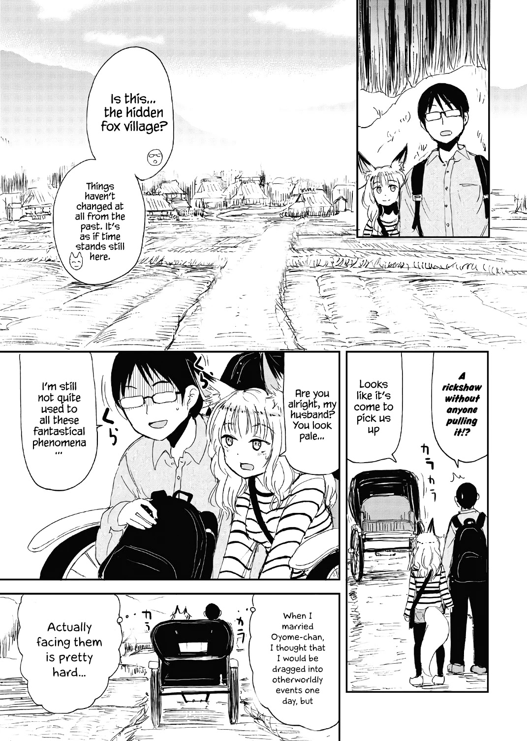 Kitsune no Oyome-chan Chapter 12 page 9 - Chapter 12: Going to Oyome-chan's Parents' Home, Part 1