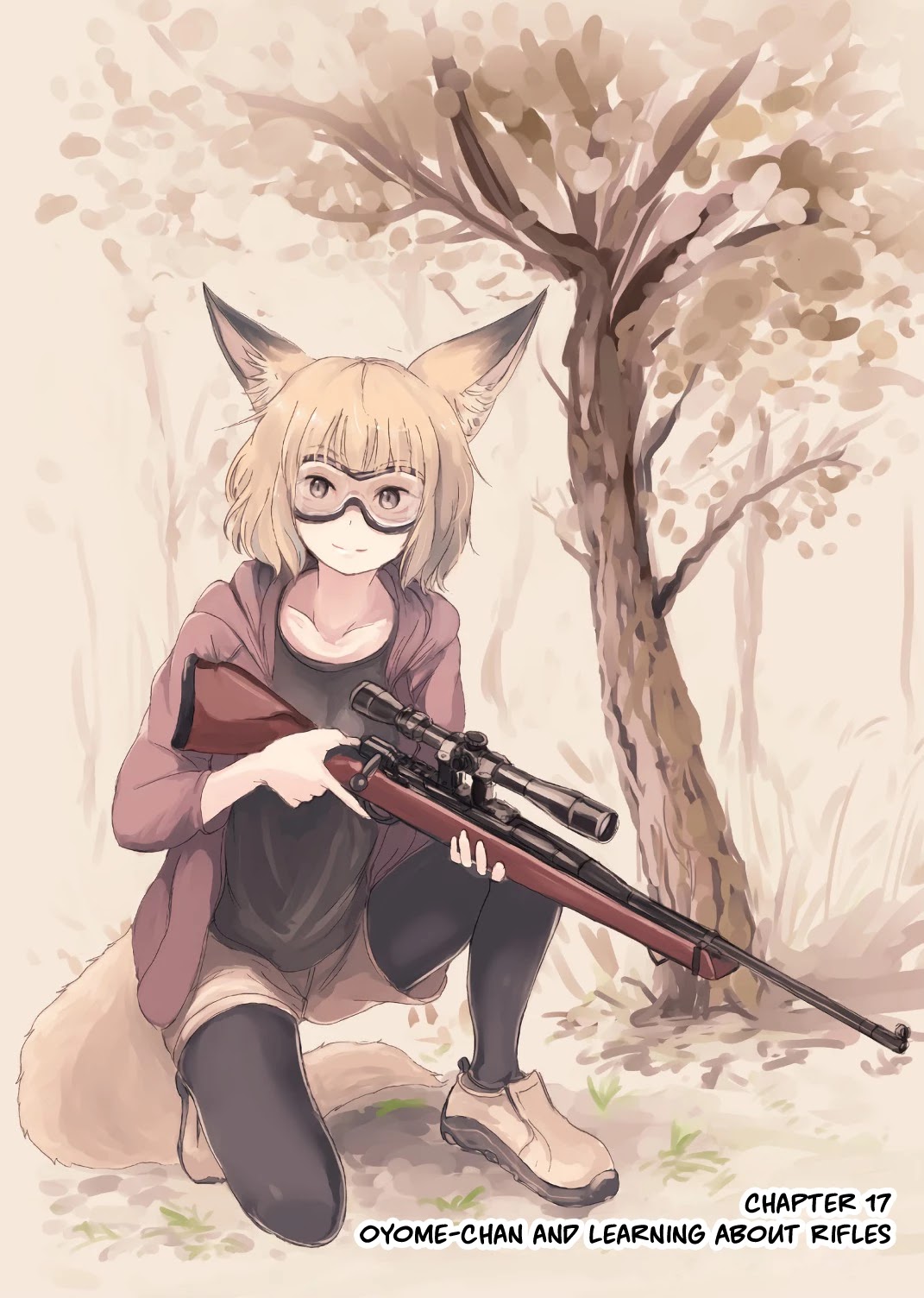 Kitsune no Oyome-chan Chapter 17 page 1 - Chapter 17: Oyome-chan and Learning About Rifles