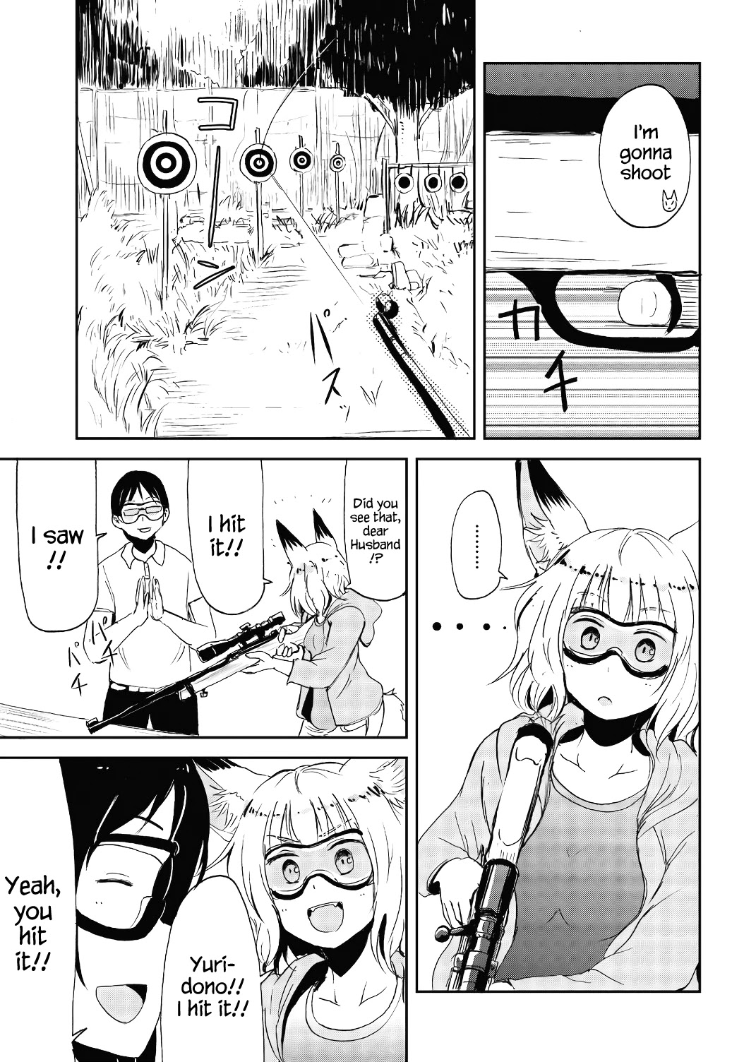Kitsune no Oyome-chan Chapter 17 page 13 - Chapter 17: Oyome-chan and Learning About Rifles