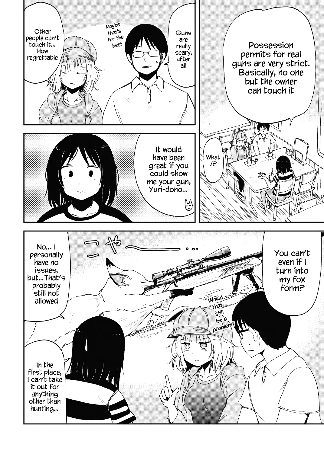 Kitsune no Oyome-chan Chapter 17 page 4 - Chapter 17: Oyome-chan and Learning About Rifles