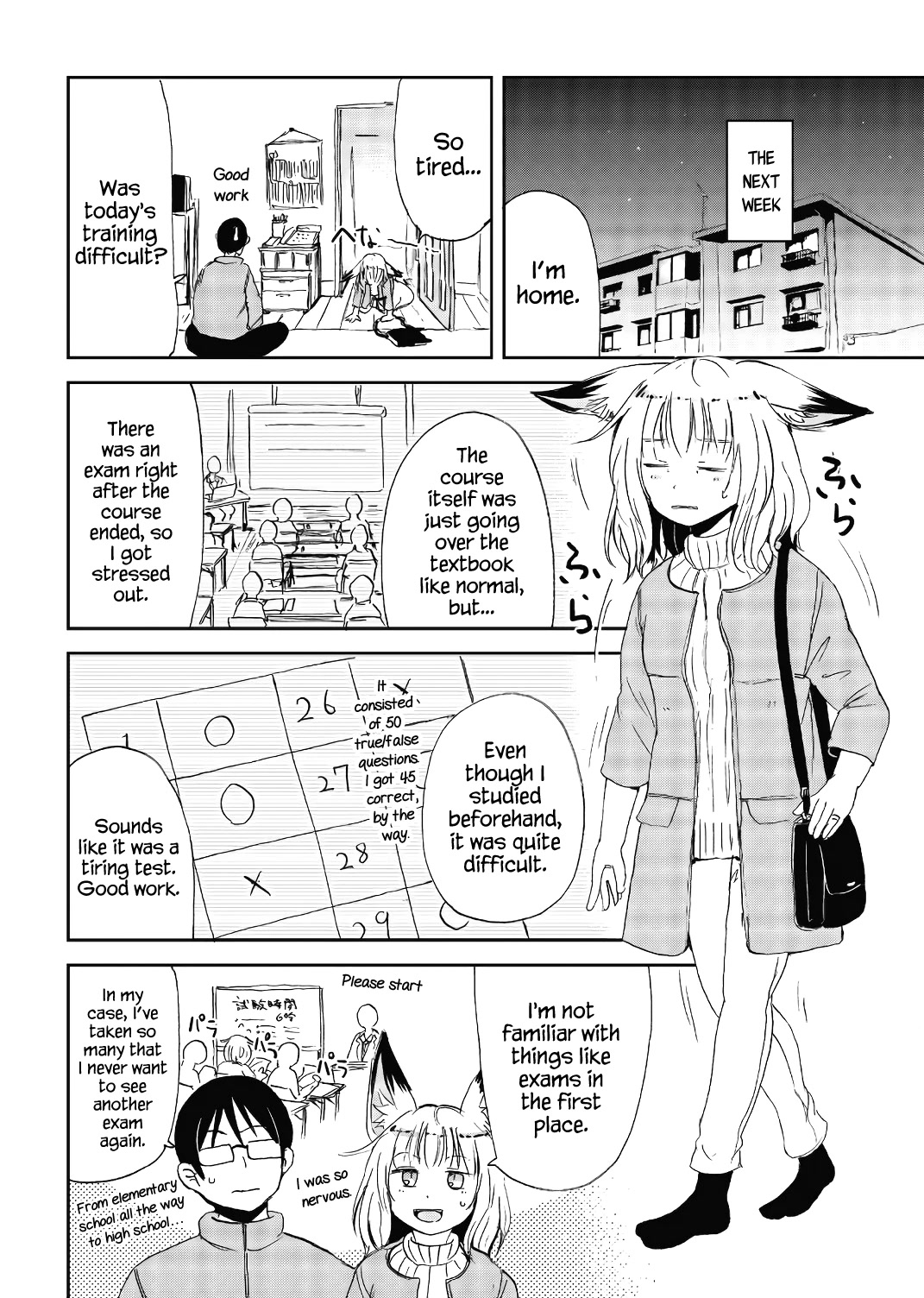 Kitsune no Oyome-chan Chapter 19 page 6 - Chapter 19: Oyome-chan and Taking the Exam