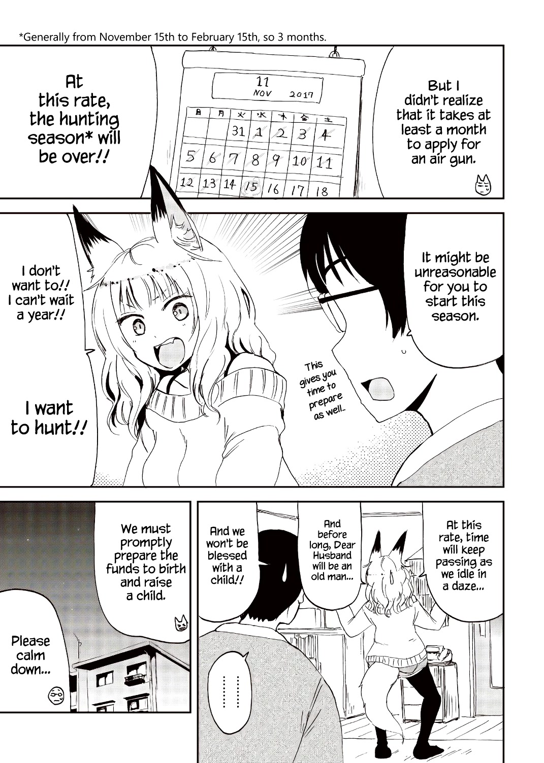 Kitsune no Oyome-chan Chapter 20 page 3 - Chapter 20: Oyome-chan's First Hunting Trip (Part One)