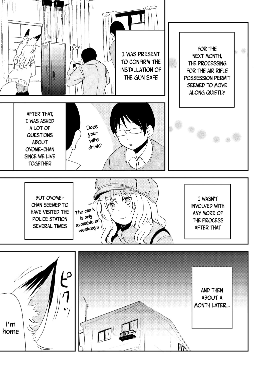 Kitsune no Oyome-chan Chapter 22 page 11 - Chapter 22: Oyome-chan Buys an Air Rifle