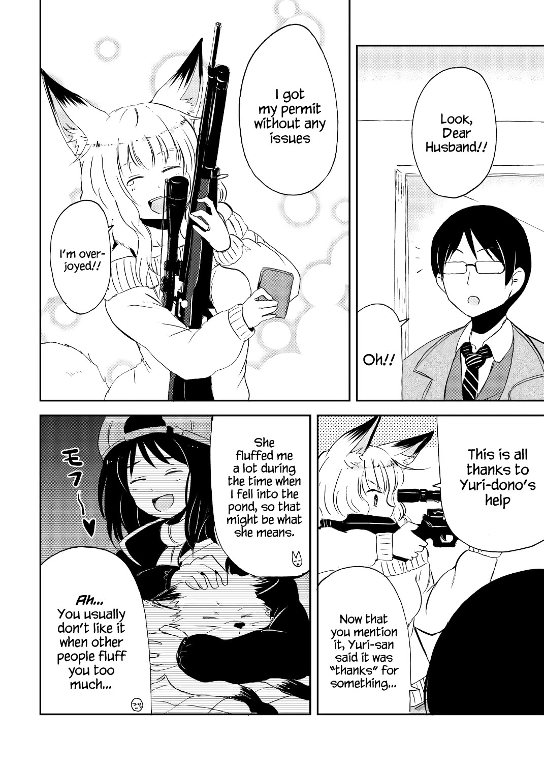 Kitsune no Oyome-chan Chapter 22 page 12 - Chapter 22: Oyome-chan Buys an Air Rifle