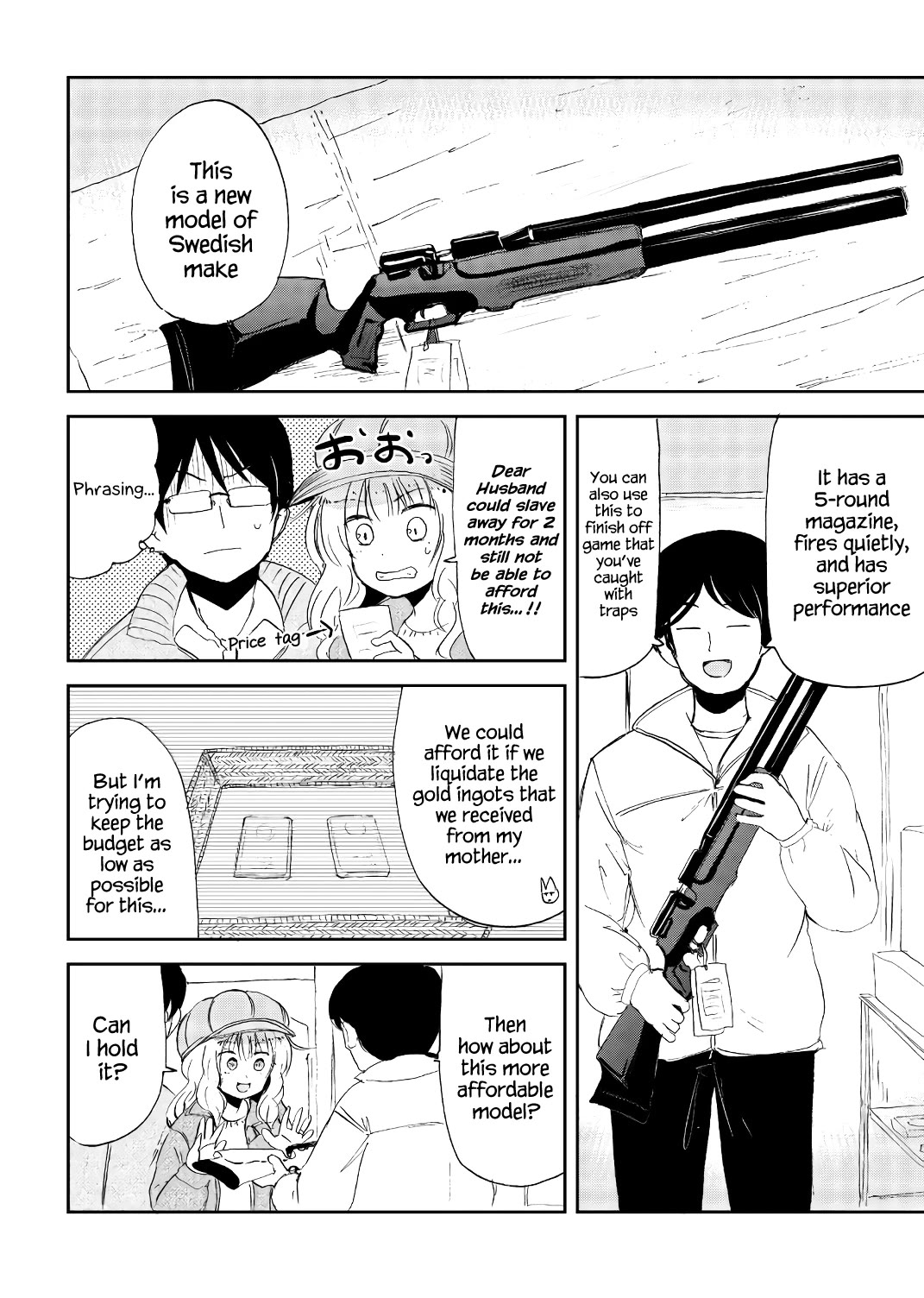 Kitsune no Oyome-chan Chapter 22 page 4 - Chapter 22: Oyome-chan Buys an Air Rifle