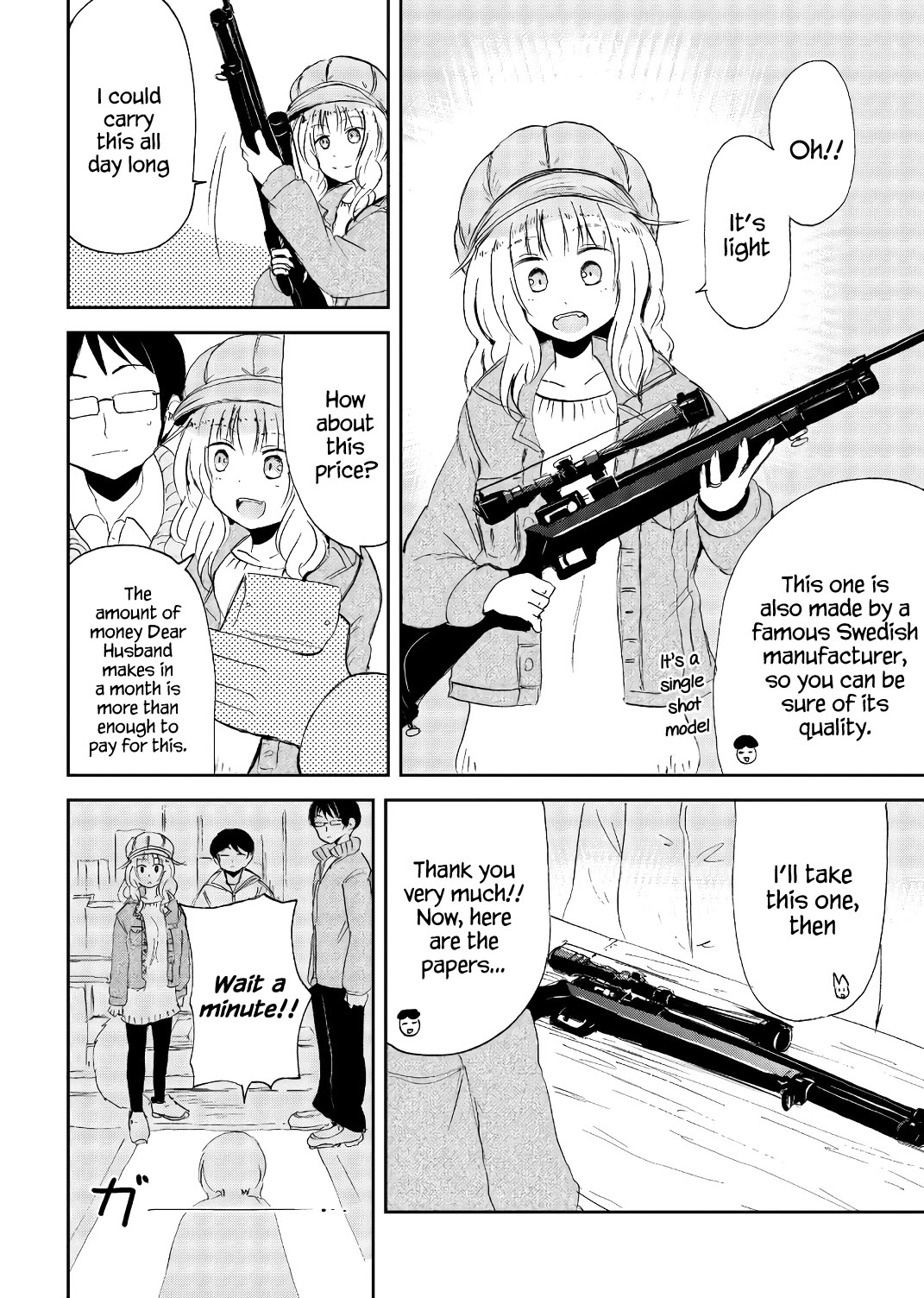 Kitsune no Oyome-chan Chapter 22 page 6 - Chapter 22: Oyome-chan Buys an Air Rifle