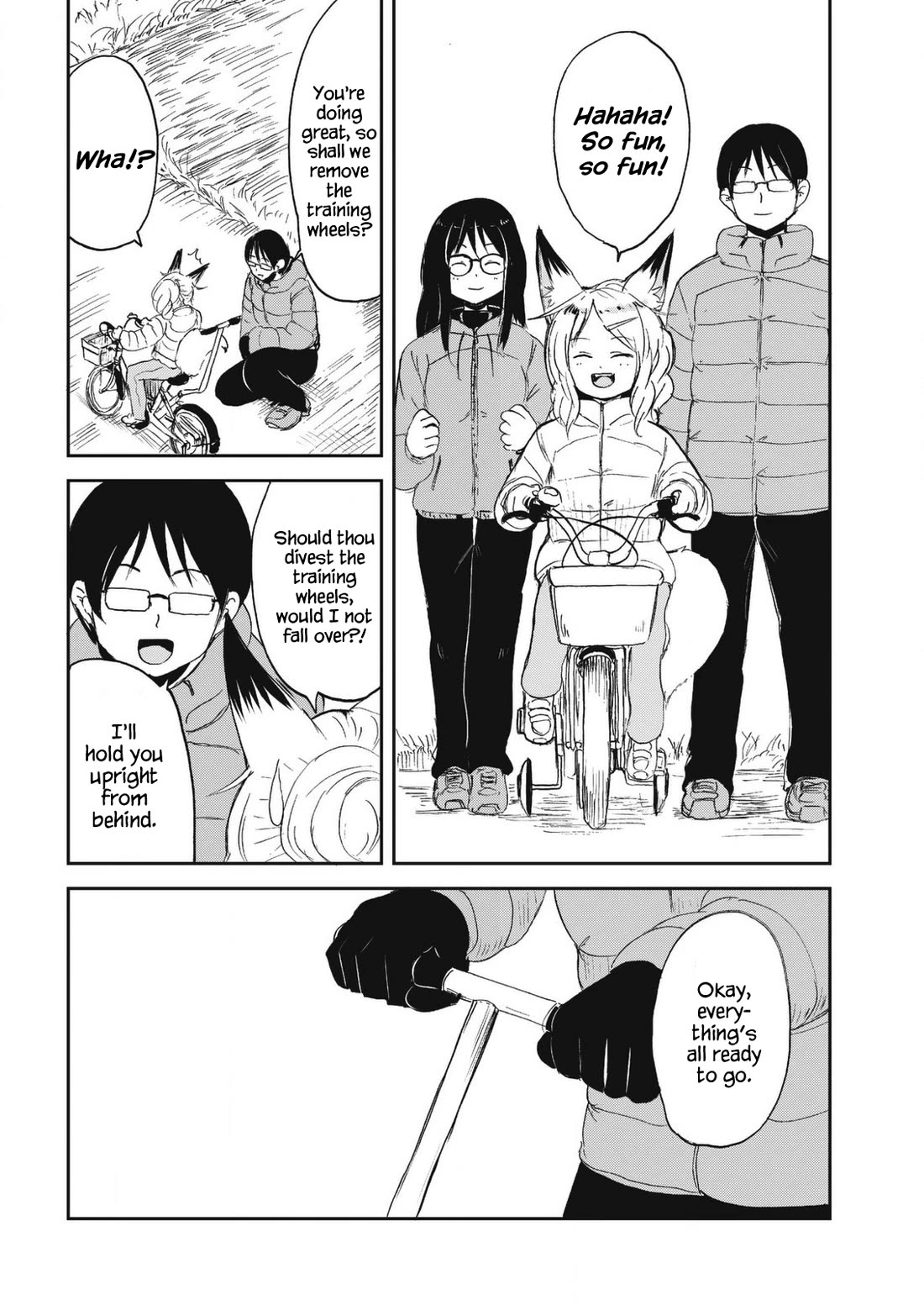 Kitsune no Oyome-chan Chapter 25 page 10 - Chapter 25: Oyome-chan Rides a Bike