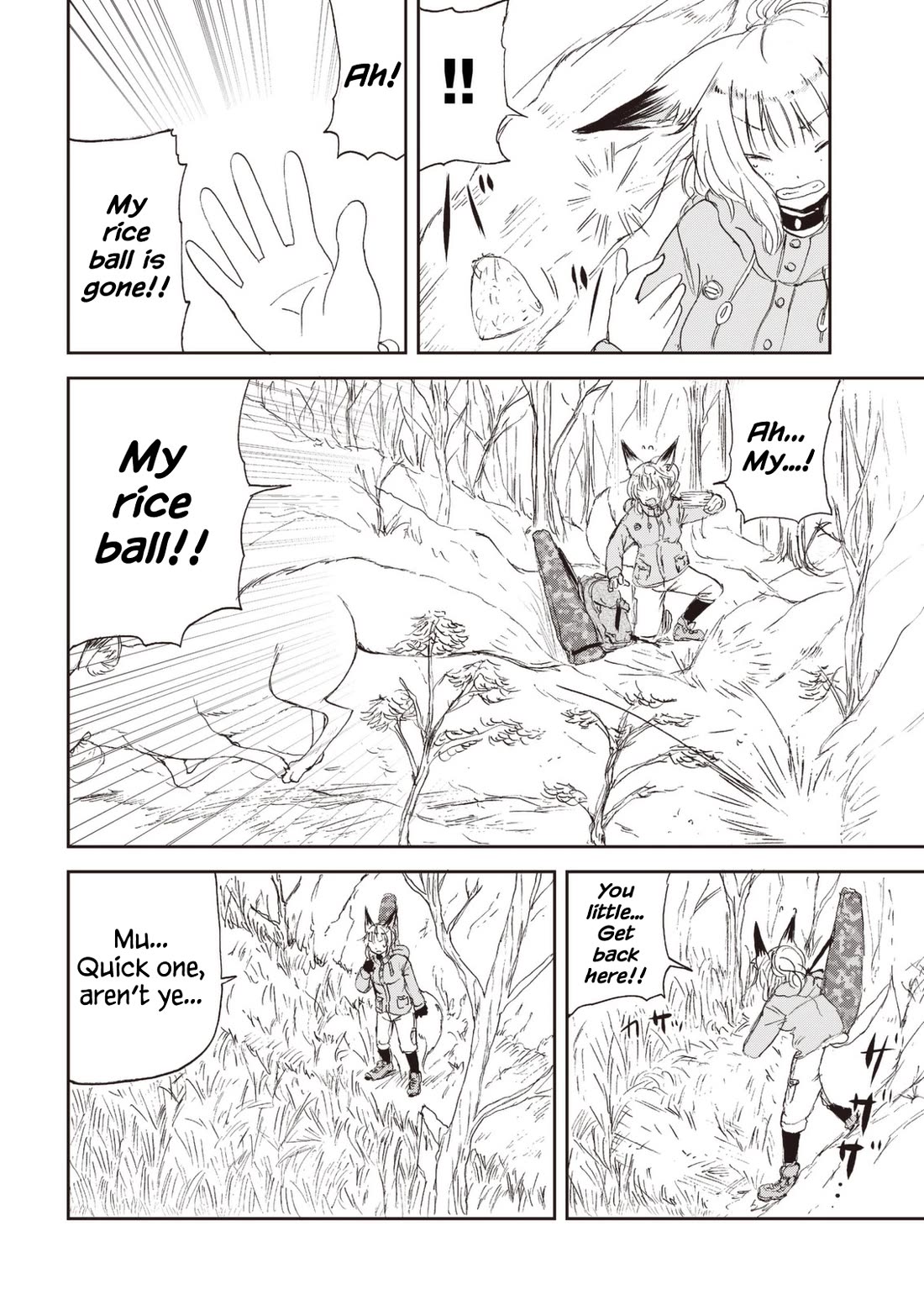 Kitsune no Oyome-chan Chapter 26 page 4 - Chapter 26: Oyome-chan Makes a Hunting Friend