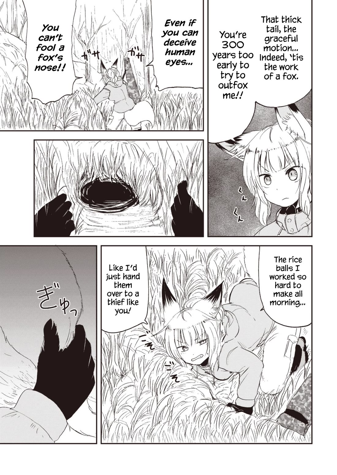 Kitsune no Oyome-chan Chapter 26 page 5 - Chapter 26: Oyome-chan Makes a Hunting Friend