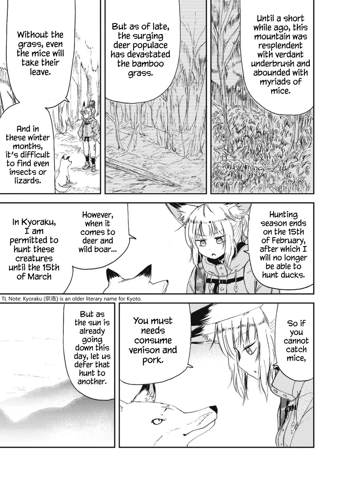 Kitsune no Oyome-chan Chapter 27 page 3 - Chapter 27: Oyome-chan Hunts a Deer - Part One
