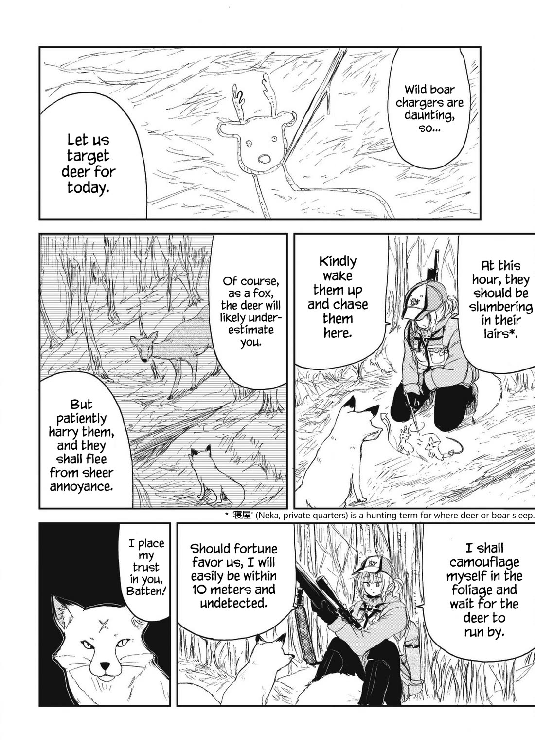 Kitsune no Oyome-chan Chapter 27 page 6 - Chapter 27: Oyome-chan Hunts a Deer - Part One