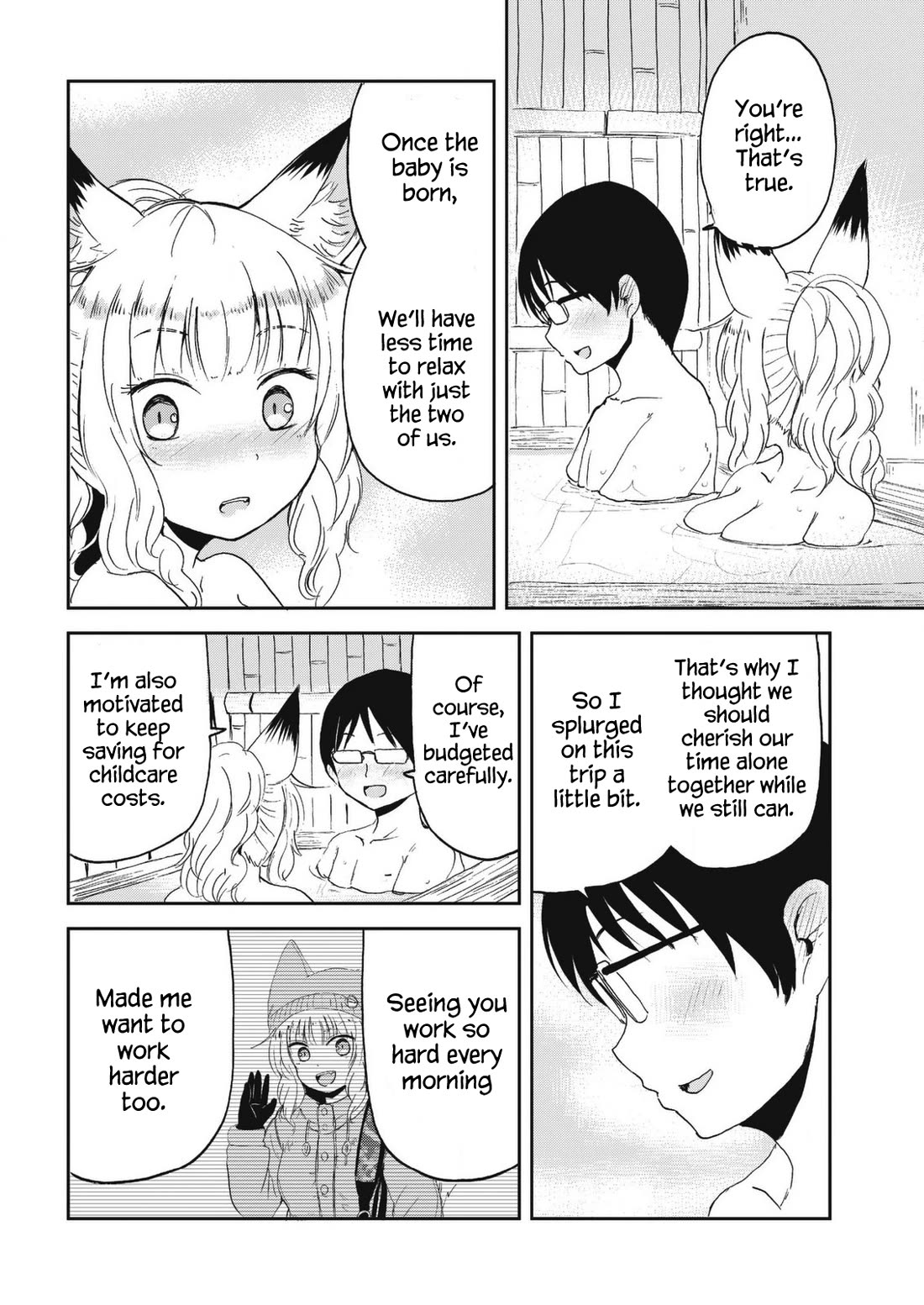 Kitsune no Oyome-chan Chapter 29 page 14 - Chapter 29: Oyome-chan and the Hot Springs Trip