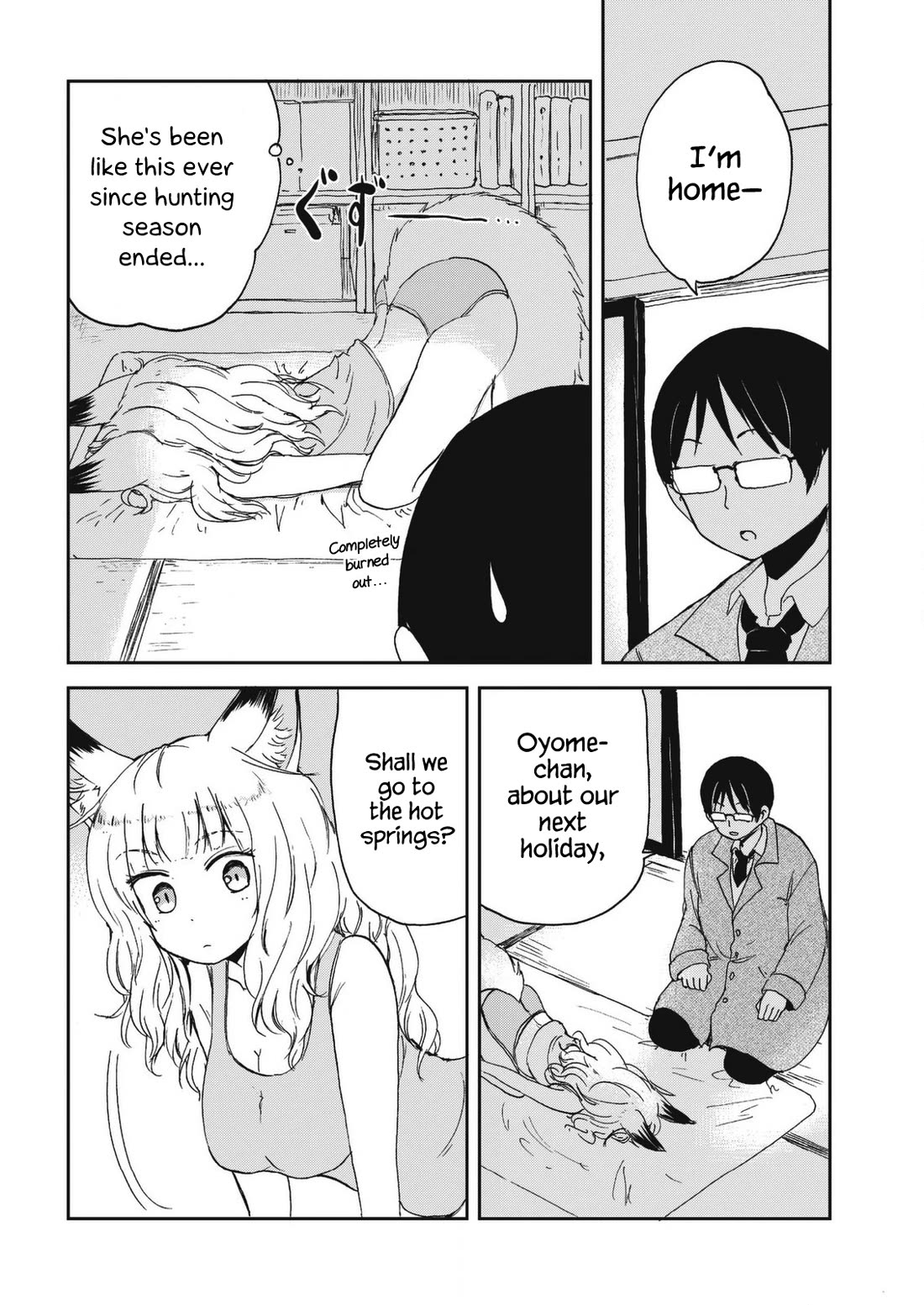 Kitsune no Oyome-chan Chapter 29 page 2 - Chapter 29: Oyome-chan and the Hot Springs Trip