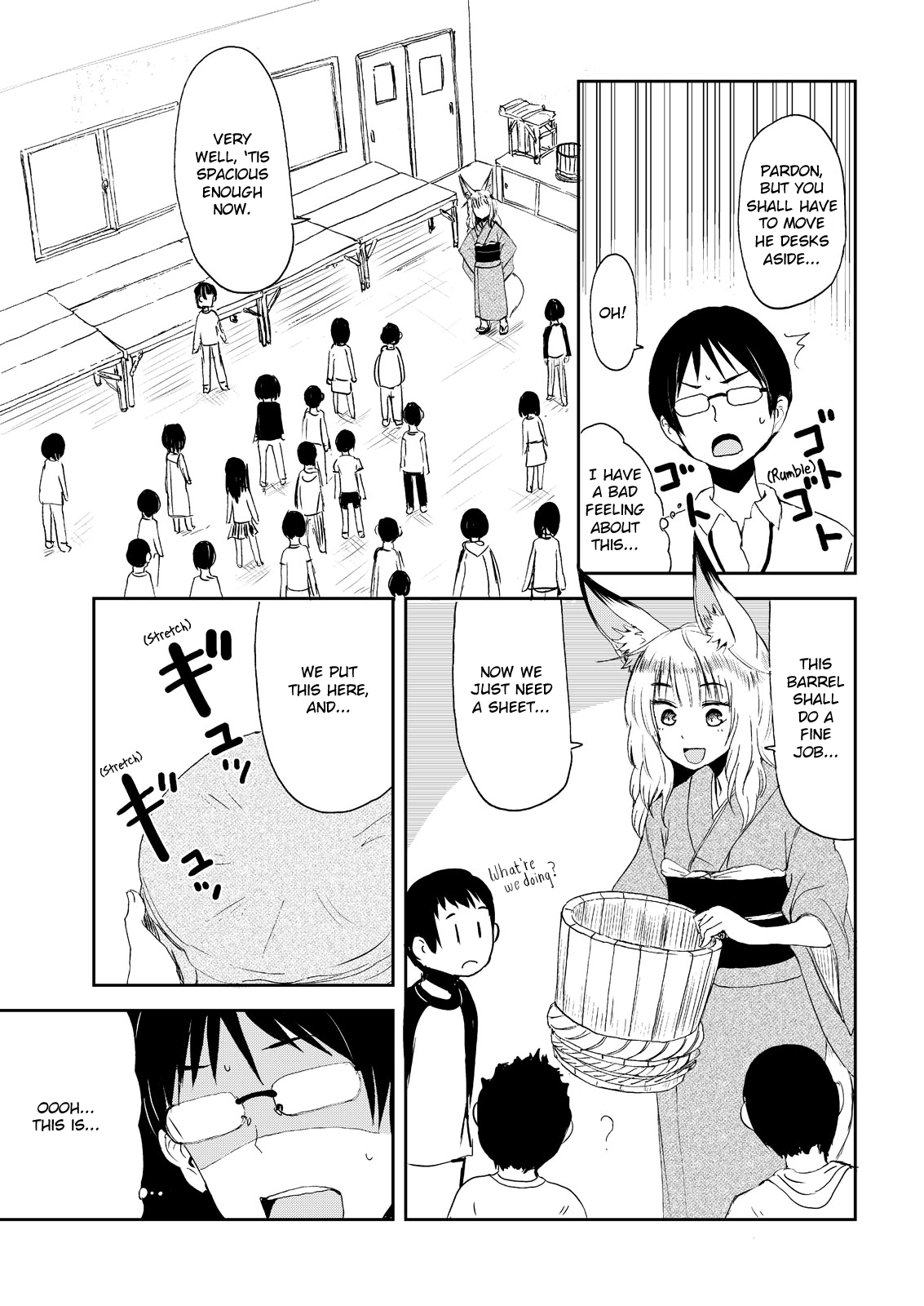 Kitsune no Oyome-chan Chapter 3 page 13 - Chapter 3: When I Called My Kitsune Wife to Work