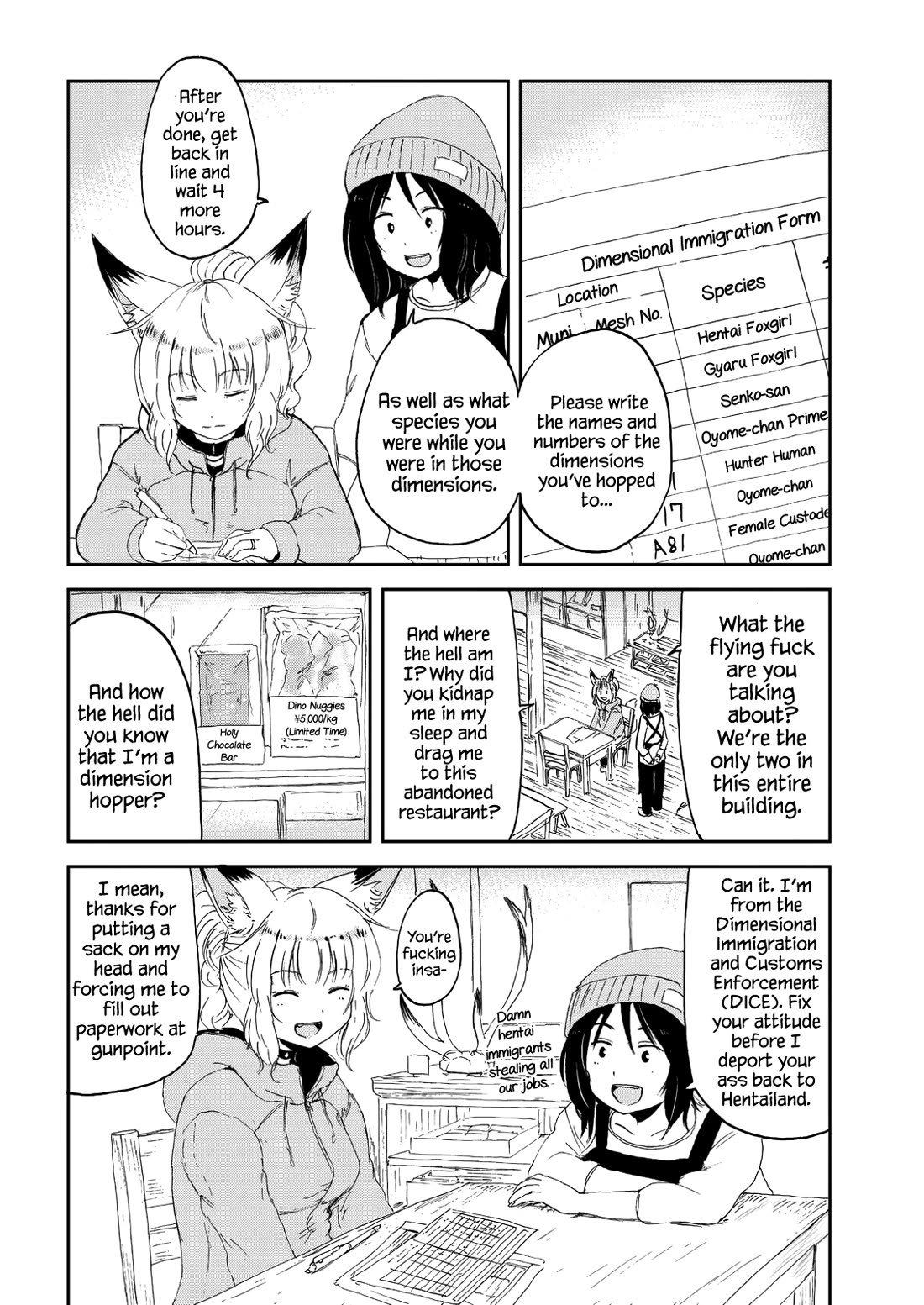 Kitsune no Oyome-chan Chapter 30.67 page 2 - Chapter 30.67: Oyome-chan and the Consequences of Interdimensional Travel