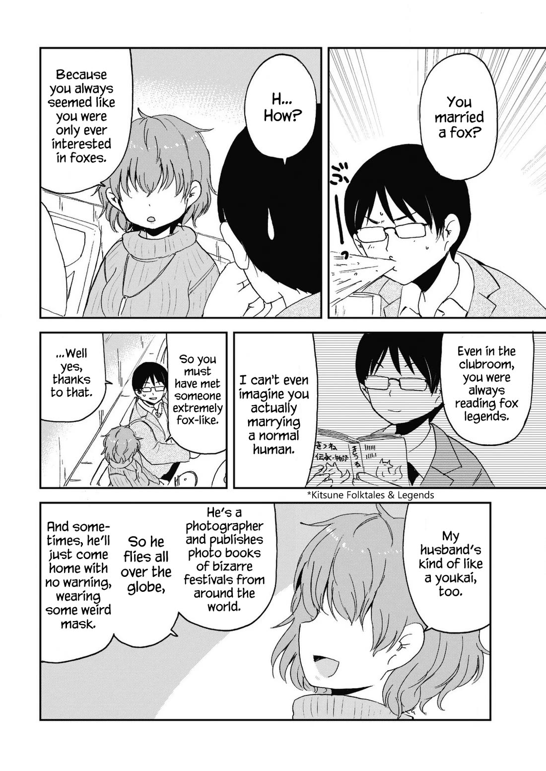 Kitsune no Oyome-chan Chapter 30 page 8 - Chapter 30: Dear Husband and the Class Reunion