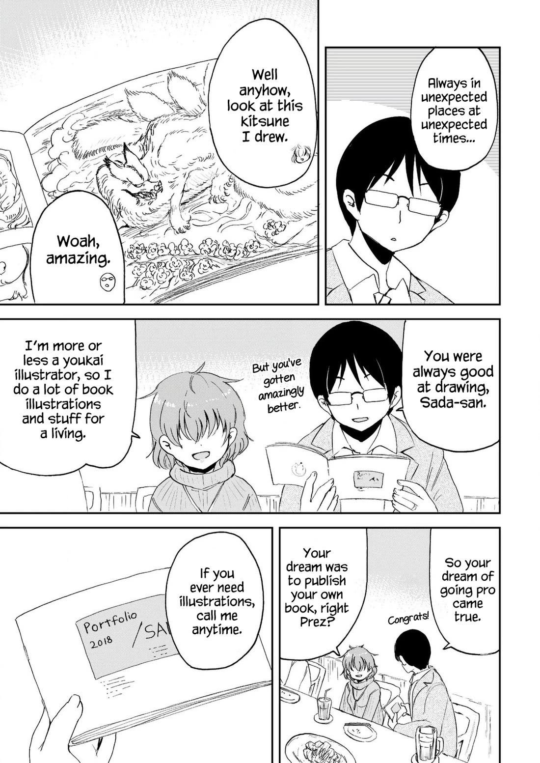 Kitsune no Oyome-chan Chapter 30 page 9 - Chapter 30: Dear Husband and the Class Reunion
