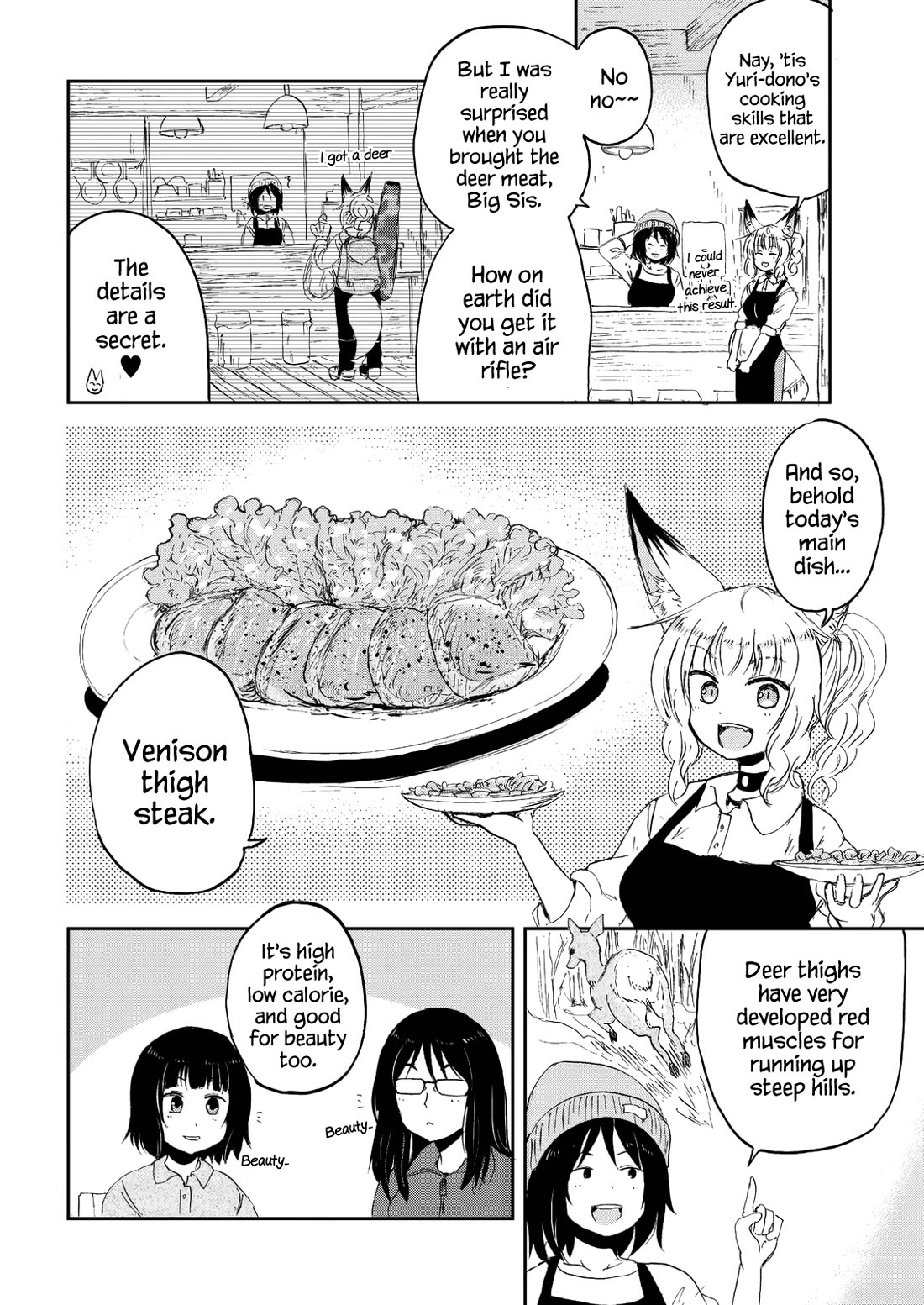 Kitsune no Oyome-chan Chapter 31 page 10 - Chapter 31: Oyome-chan and Serving Game Meat Dishes