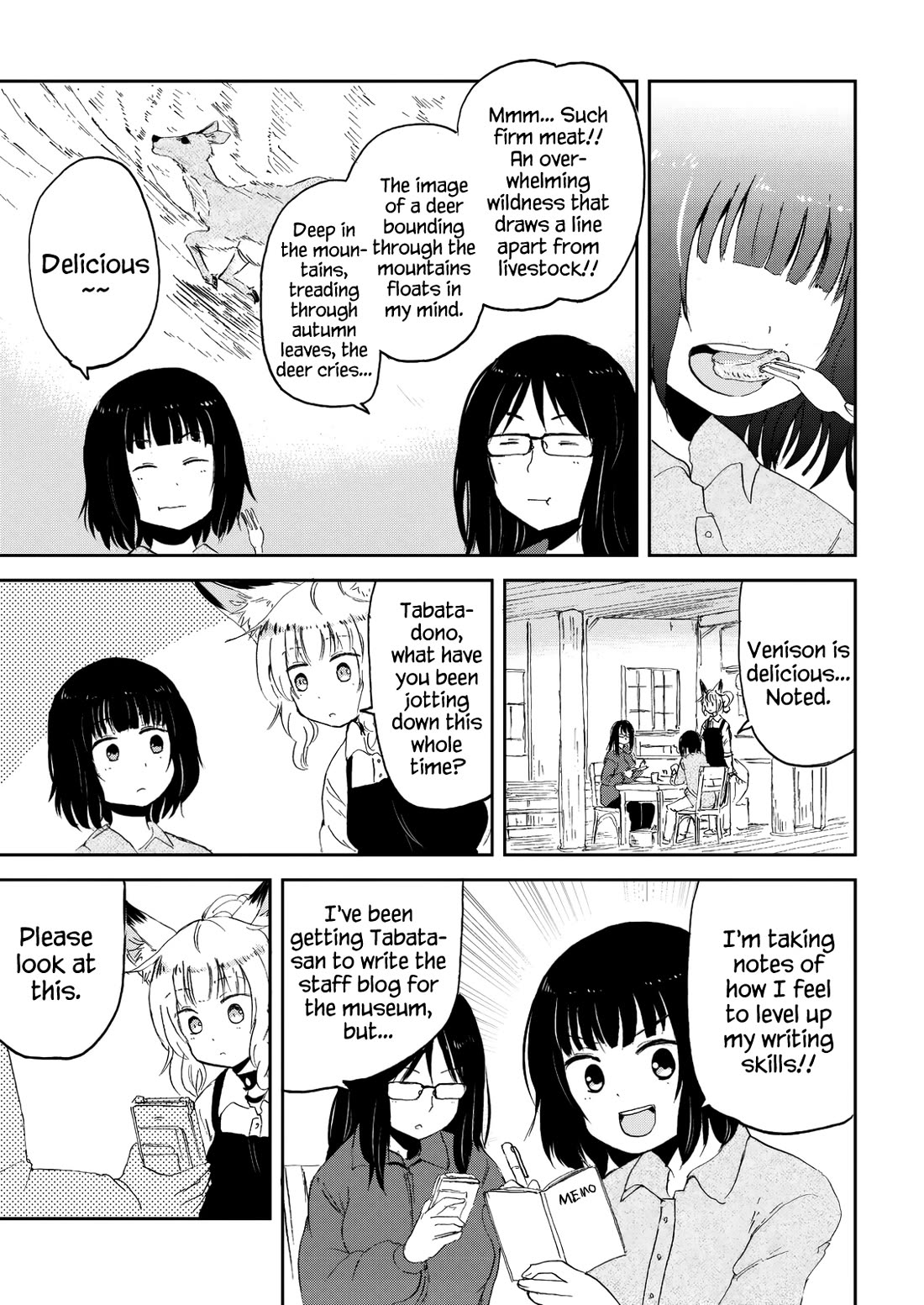 Kitsune no Oyome-chan Chapter 31 page 11 - Chapter 31: Oyome-chan and Serving Game Meat Dishes