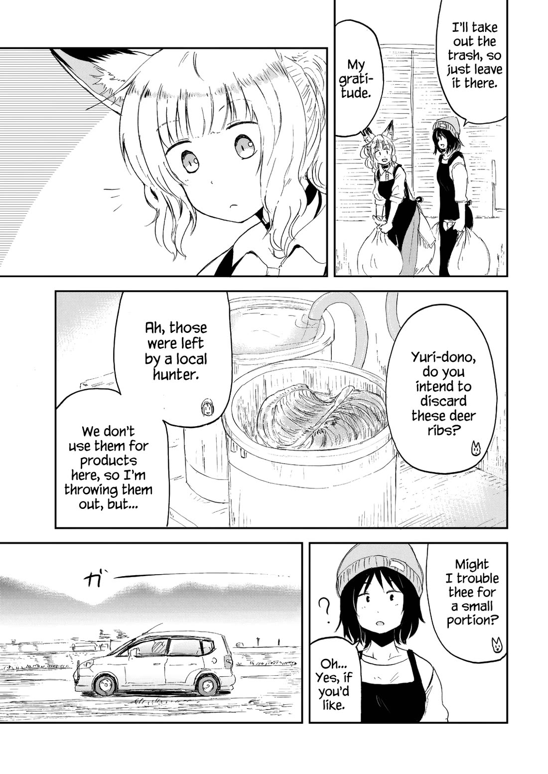 Kitsune no Oyome-chan Chapter 31 page 15 - Chapter 31: Oyome-chan and Serving Game Meat Dishes