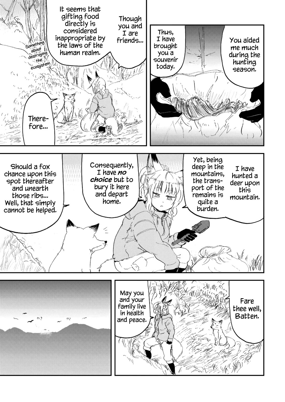 Kitsune no Oyome-chan Chapter 31 page 17 - Chapter 31: Oyome-chan and Serving Game Meat Dishes
