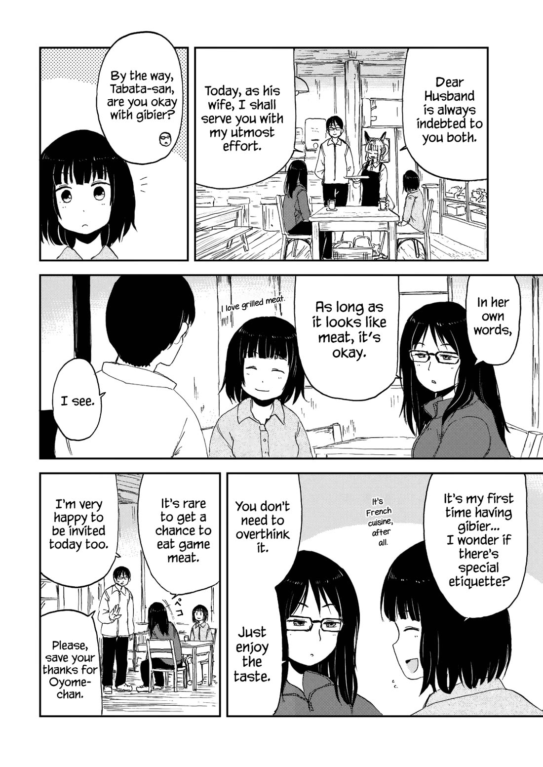 Kitsune no Oyome-chan Chapter 31 page 6 - Chapter 31: Oyome-chan and Serving Game Meat Dishes