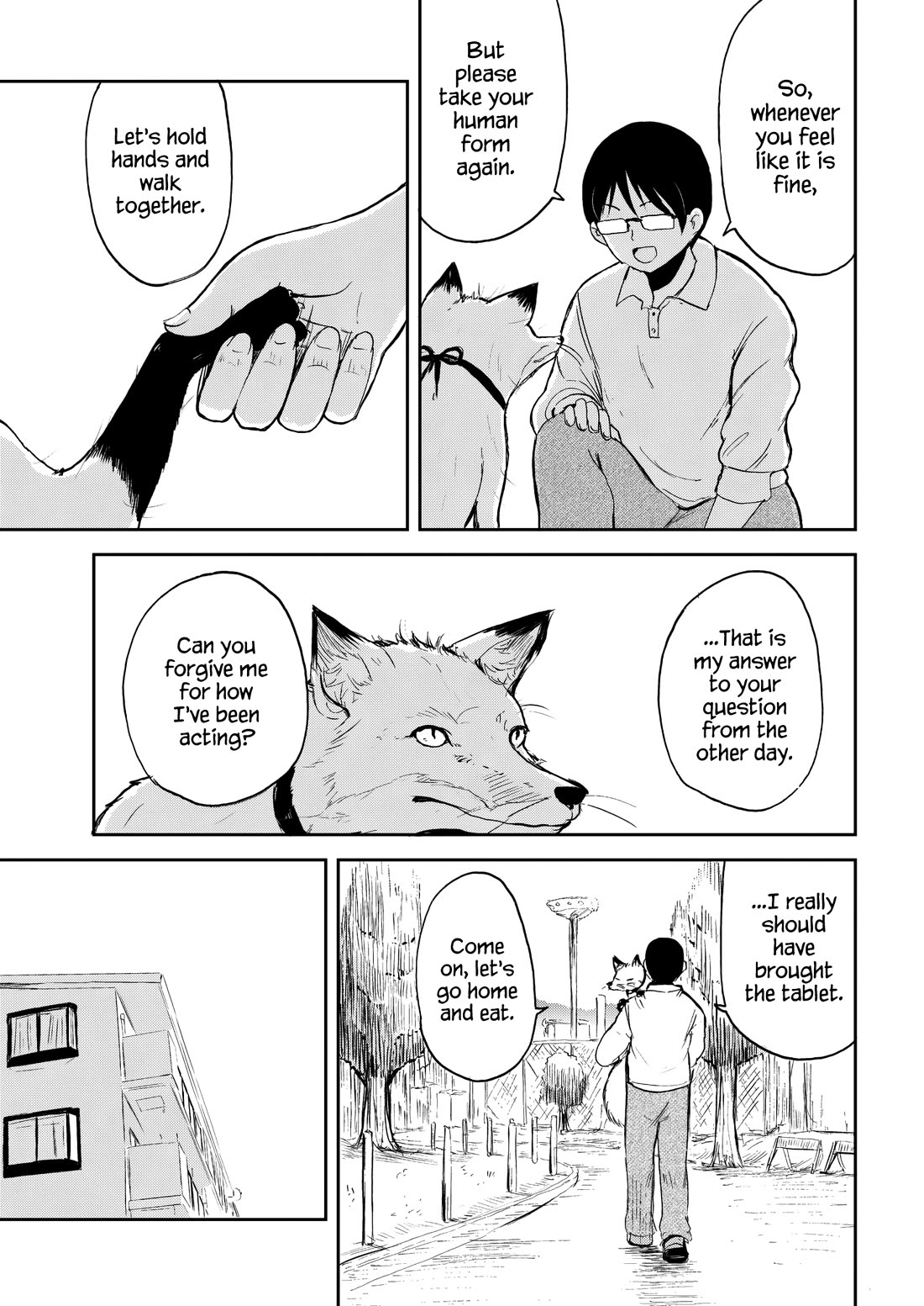 Kitsune no Oyome-chan Chapter 32 page 17 - Chapter 32: Oyome-chan and Staying in Beast Form