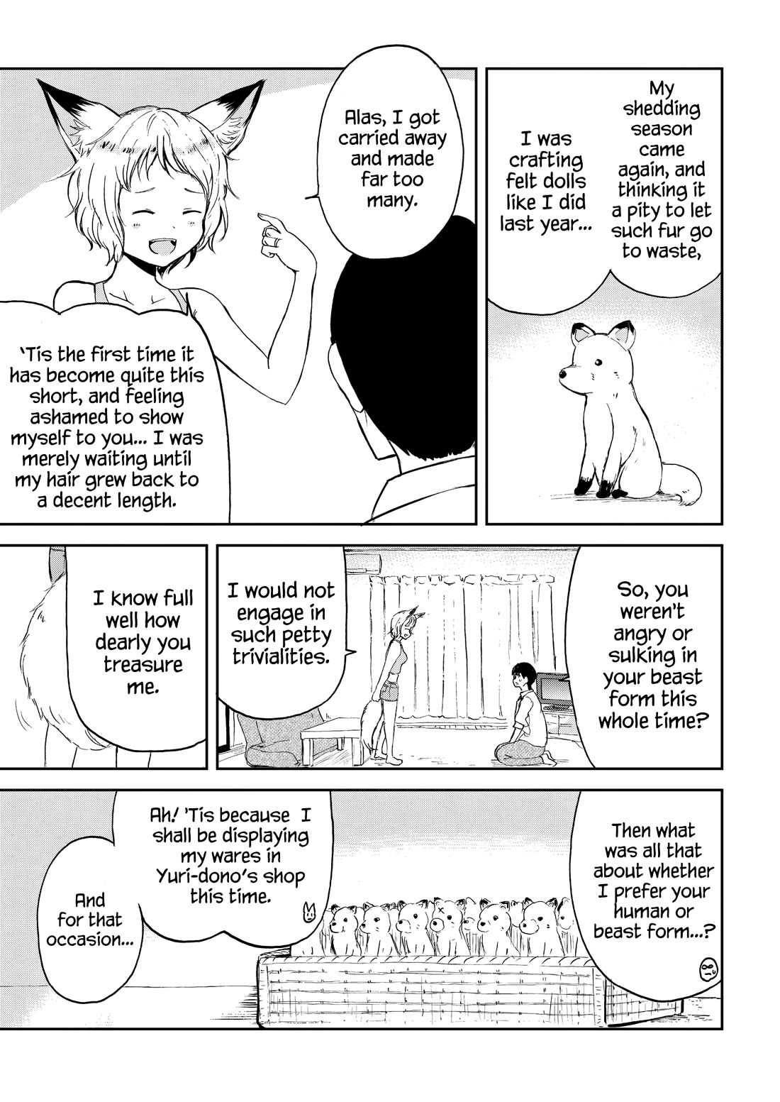 Kitsune no Oyome-chan Chapter 32 page 19 - Chapter 32: Oyome-chan and Staying in Beast Form