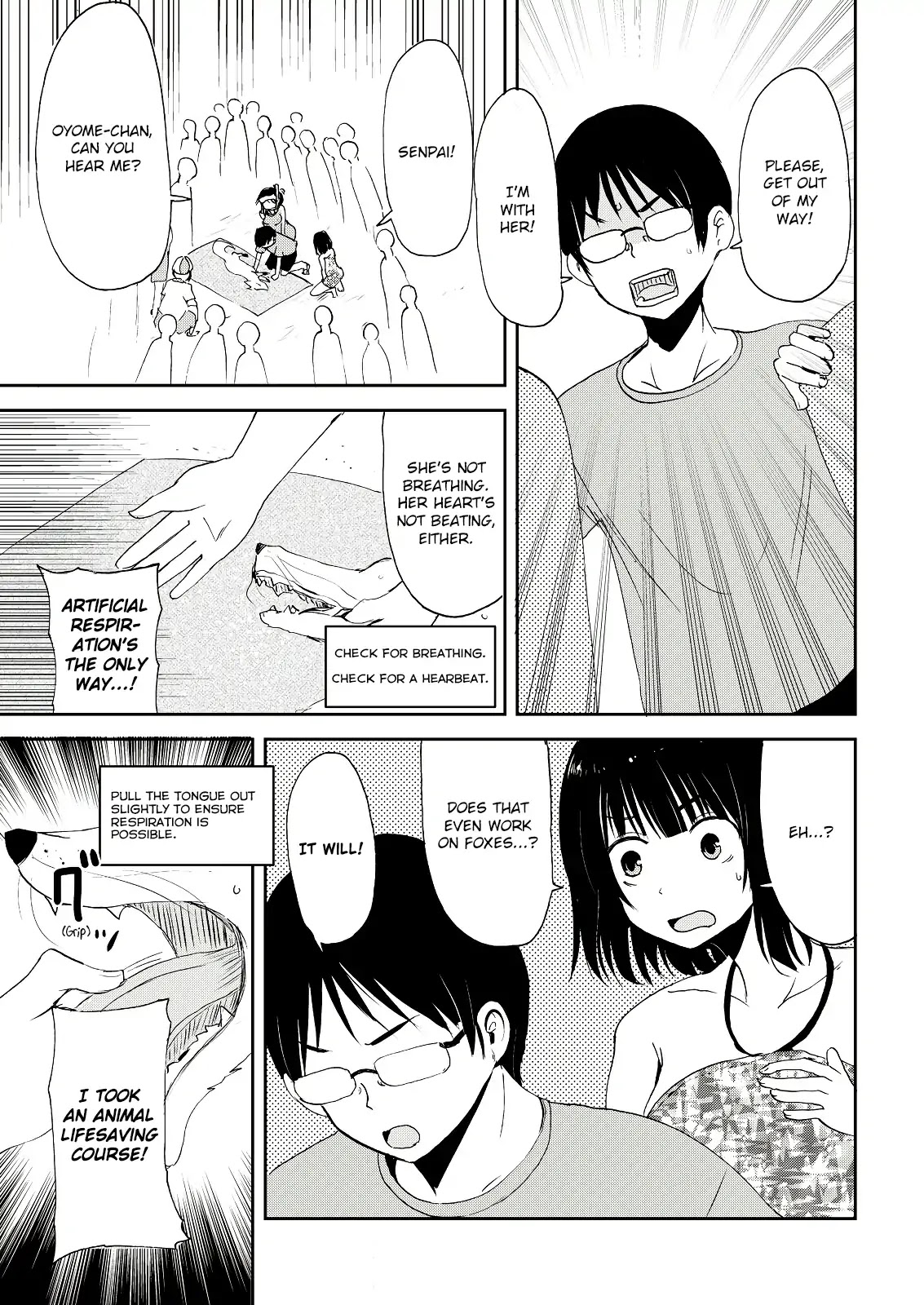 Kitsune no Oyome-chan Chapter 4 page 17 - Chapter 4: When My Kitsune Wife and I Went for a Swim in the Ocean