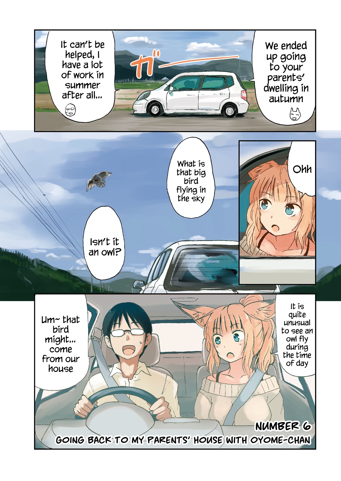 Kitsune no Oyome-chan Chapter 6 page 1 - Chapter 6: Going Back to My Parents’ House with Oyome-chan