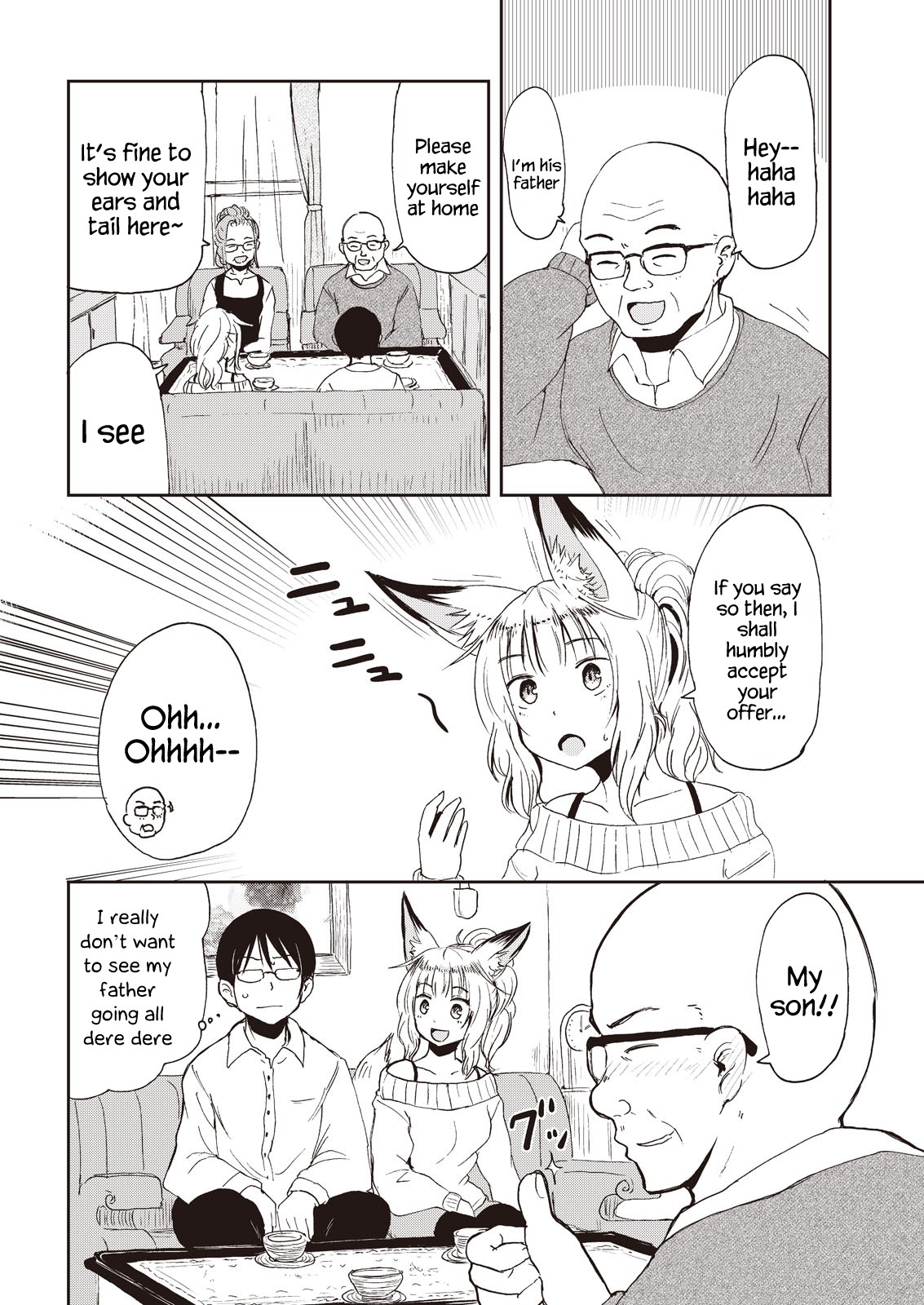 Kitsune no Oyome-chan Chapter 6 page 4 - Chapter 6: Going Back to My Parents’ House with Oyome-chan