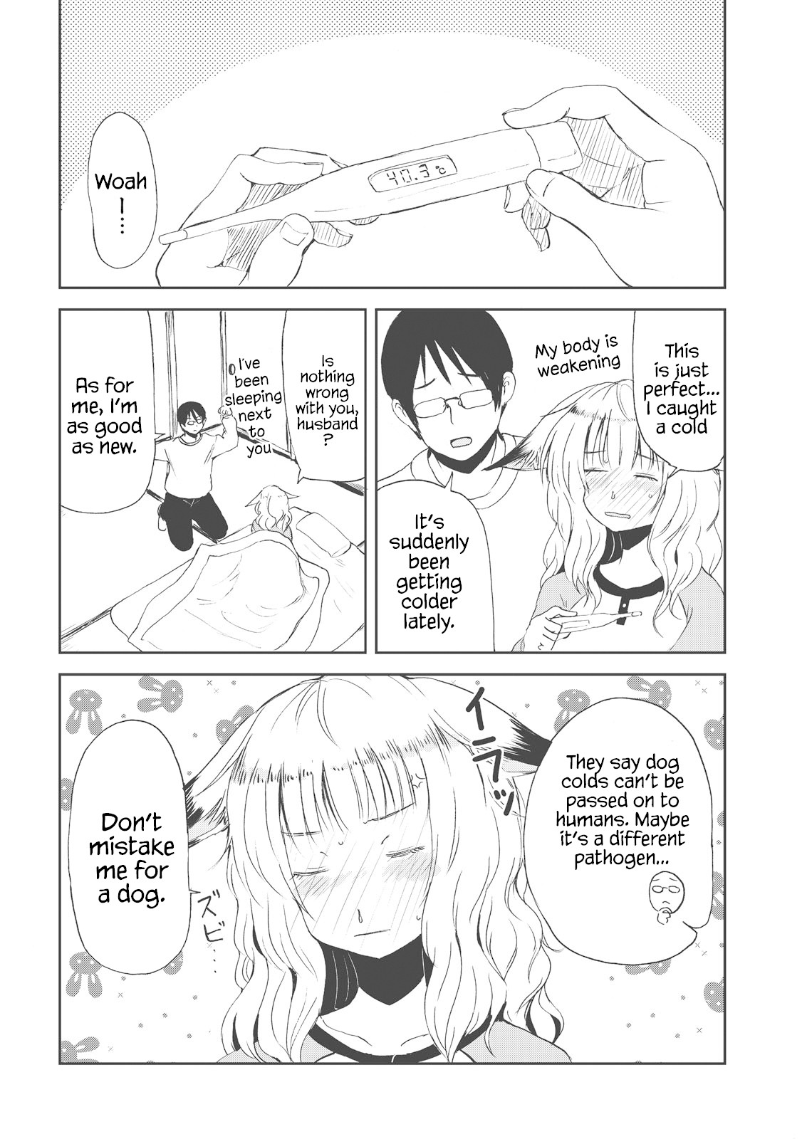 Kitsune no Oyome-chan Chapter 8 page 2 - Chapter 8: Oyome-chan Catches a Cold