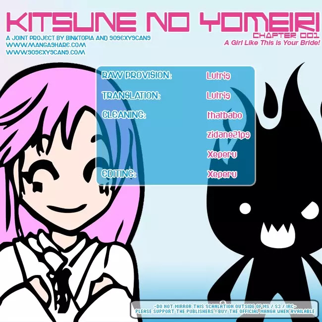 Kitsune no Yomeiri Chapter 1 page 36 - Chapter 1: A Girl Like This Is Your Bride!