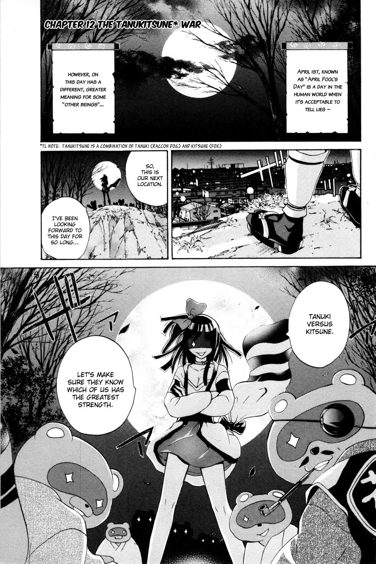 Kitsune no Yomeiri Chapter 12 page 1 - Chapter 12: The Tanukitsune War