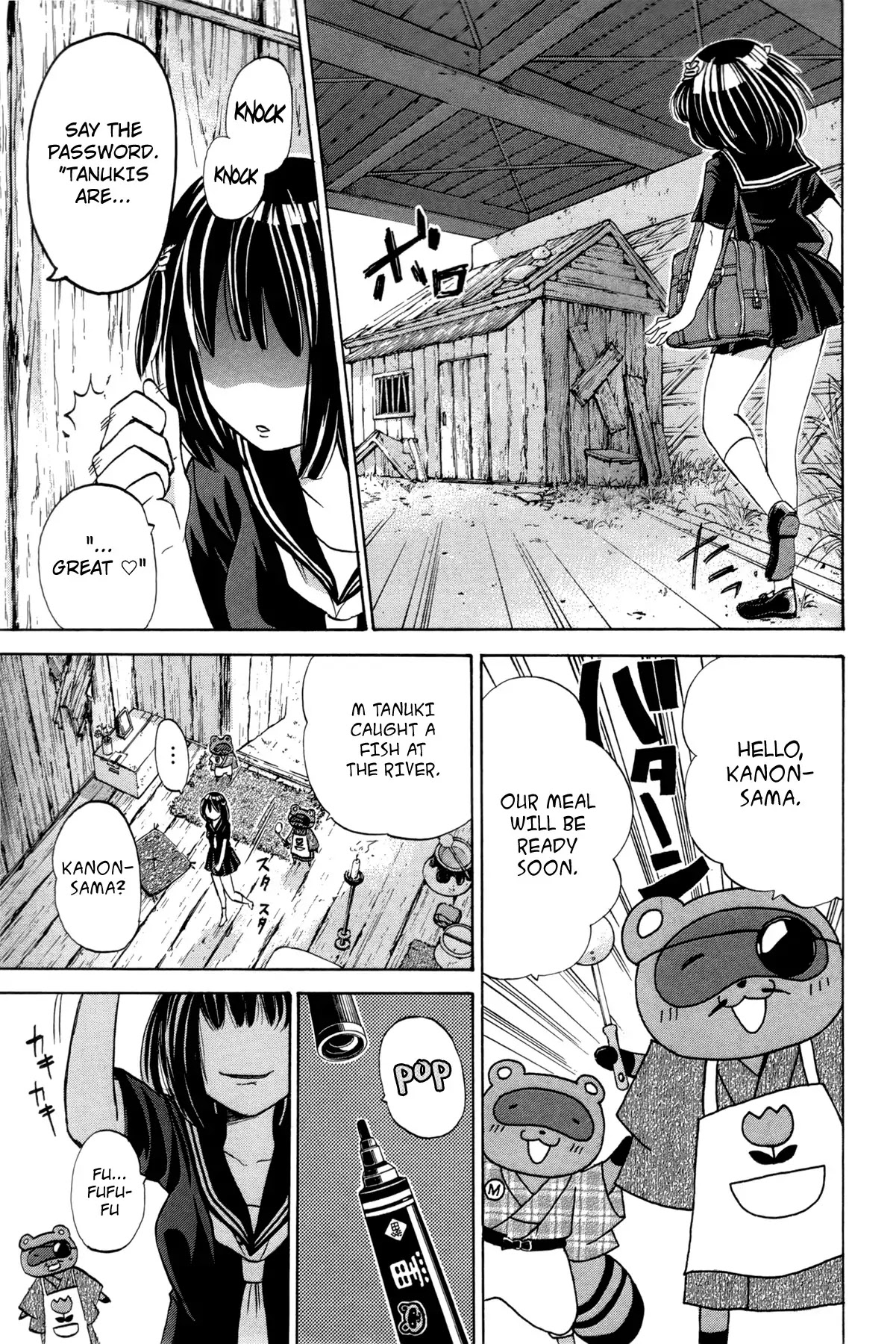 Kitsune no Yomeiri Chapter 18 page 9 - Chapter 18: Tanuki's Shrine Visit