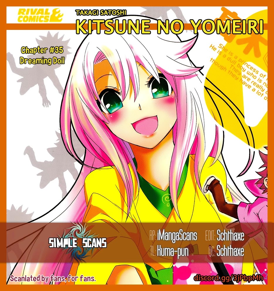 Kitsune no Yomeiri Chapter 35 page 1 - Chapter 35: Dreaming Doll