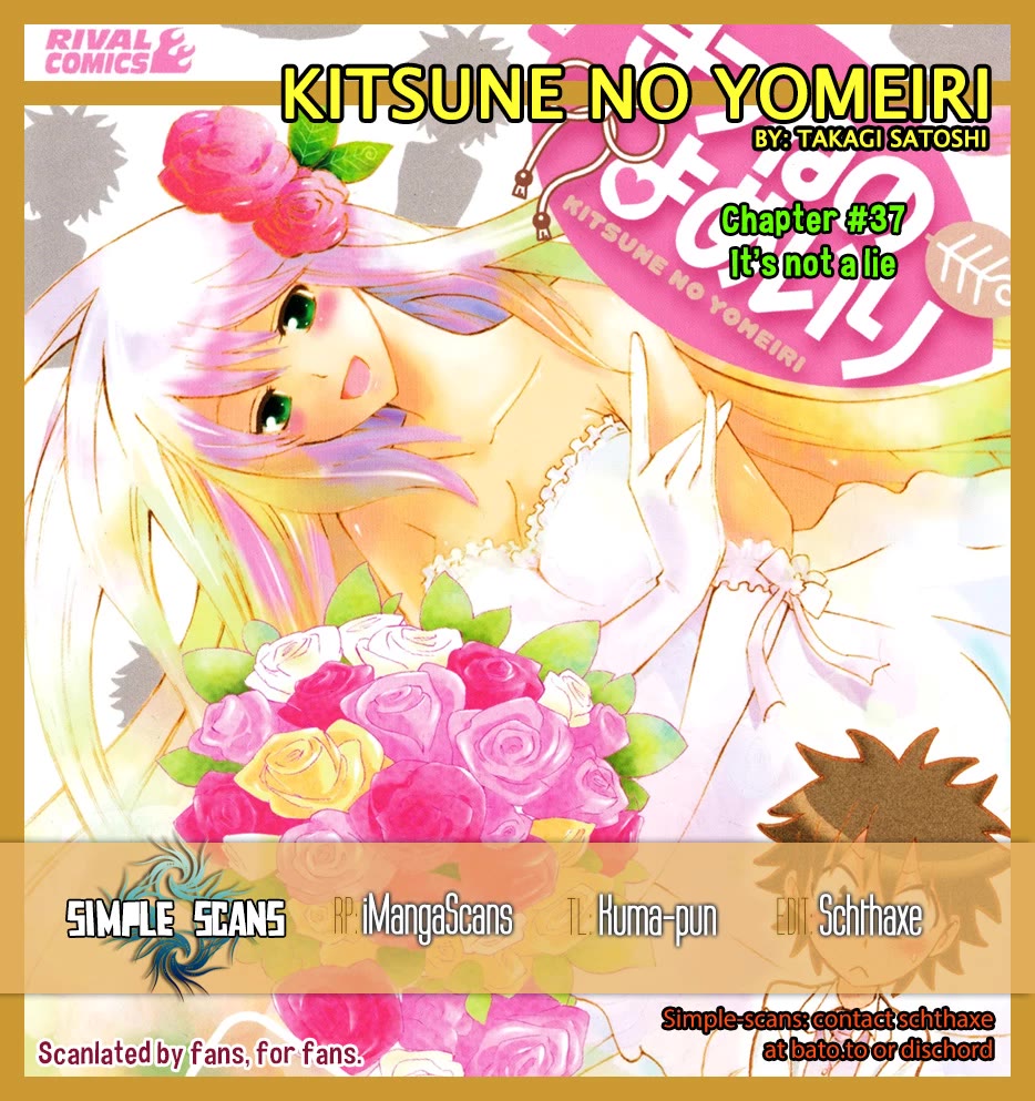 Kitsune no Yomeiri Chapter 37 page 2 - Chapter 37: It's not a lie