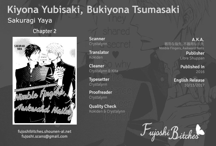 Kiyona Yubisaki, Bukiyona Tsumasaki Chapter 2 page 1 - Chapter 2