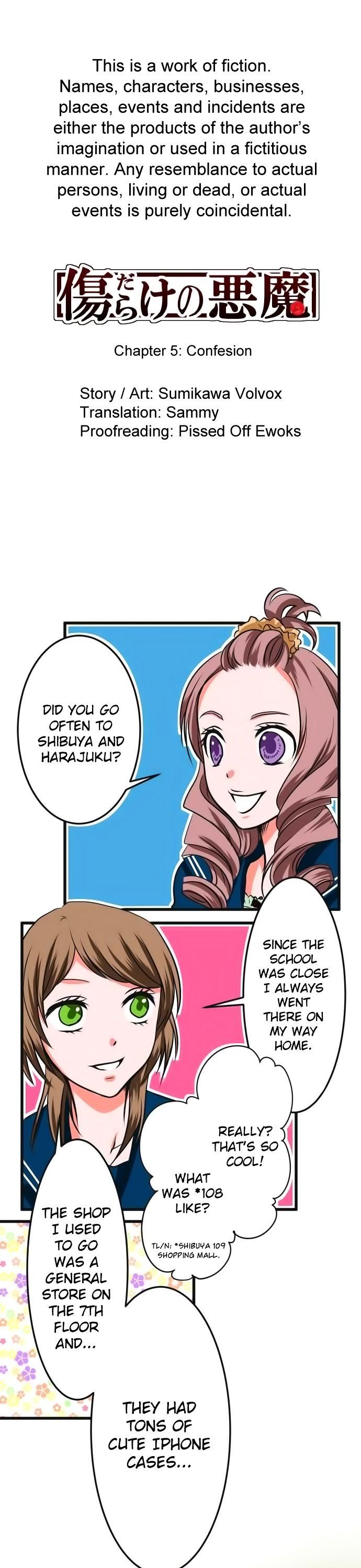Kizu Darake no Akuma Chapter 5 page 1 - Chapter 5 : Confesion