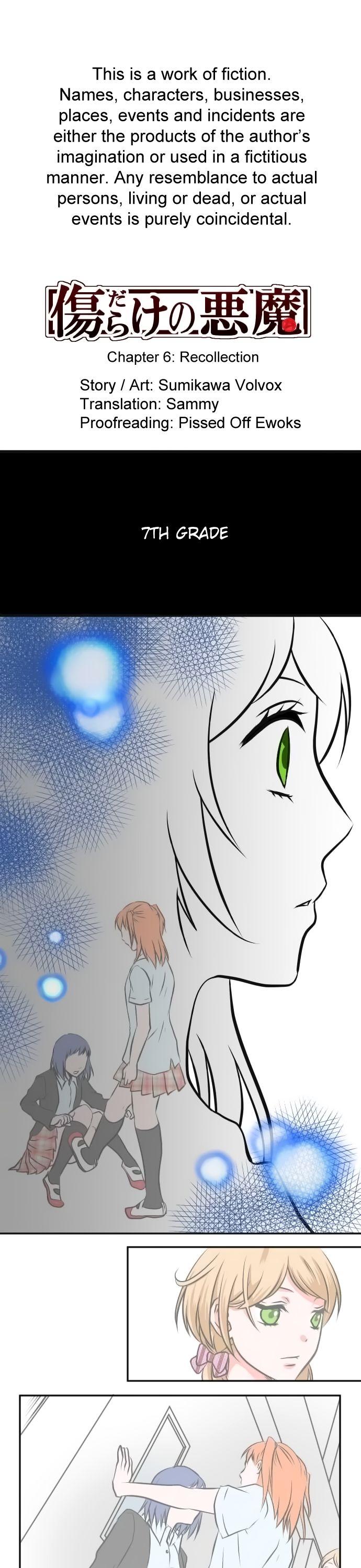 Kizu Darake no Akuma Chapter 6 page 1 - Chapter 6 : Recollection
