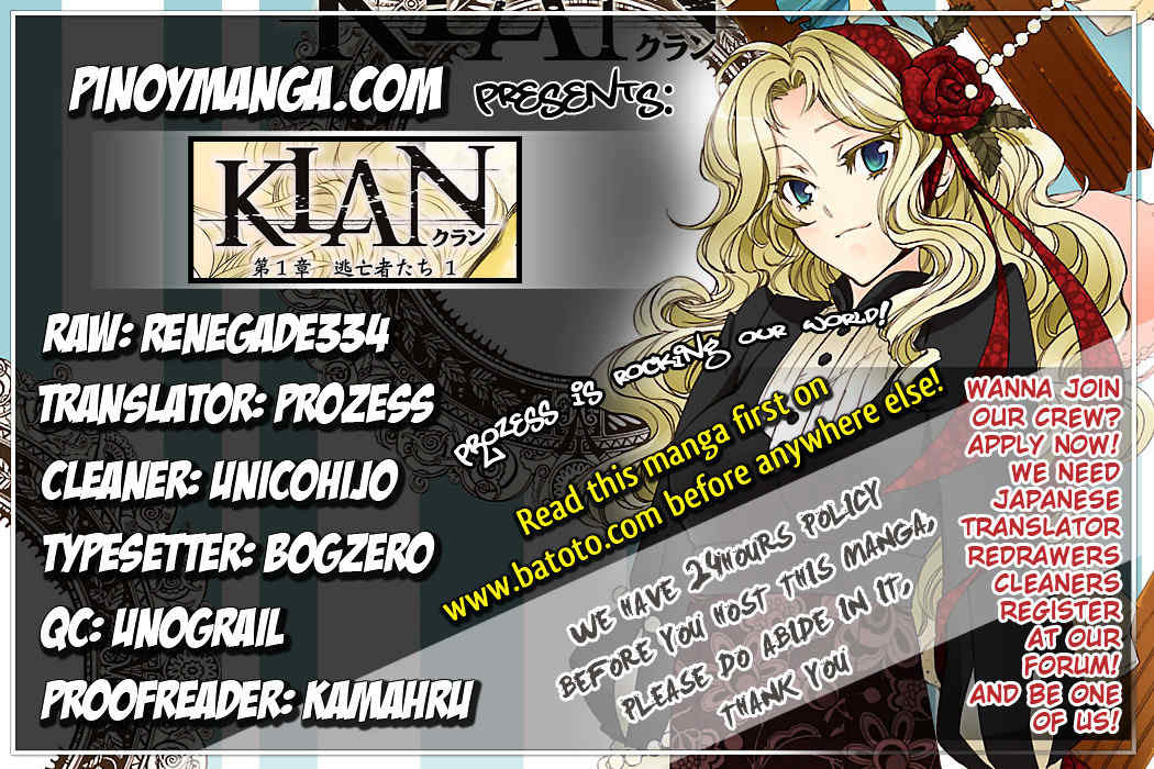 Klan Chapter 2 page 1 - Chapter 2: Escapee [2]