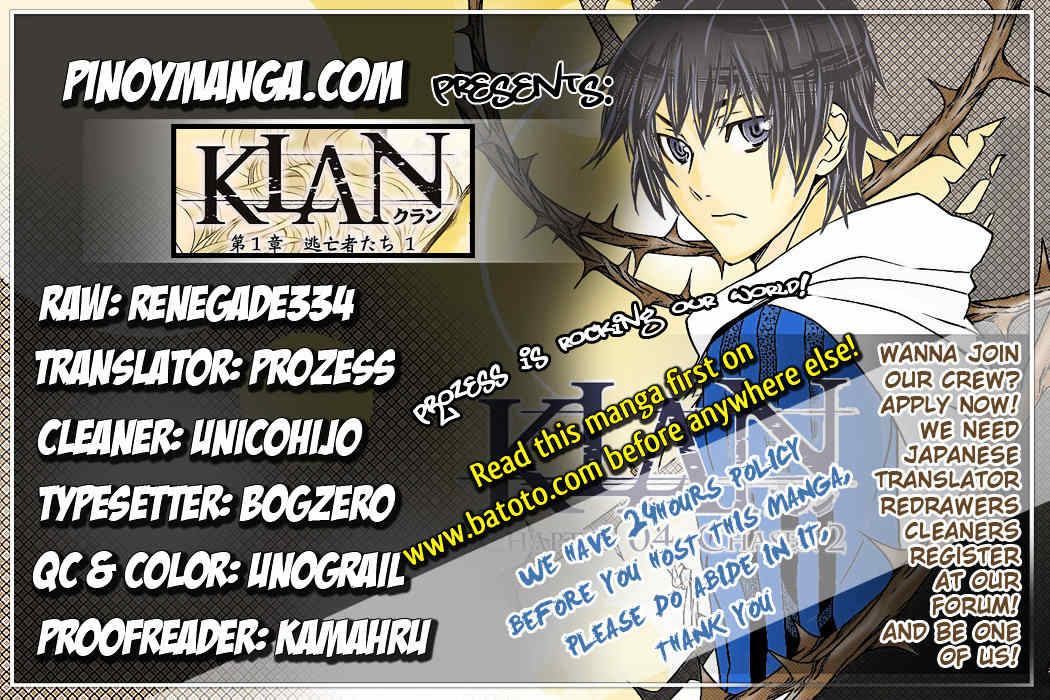 Klan Chapter 4 page 1 - Chapter 4: Chaser [2]