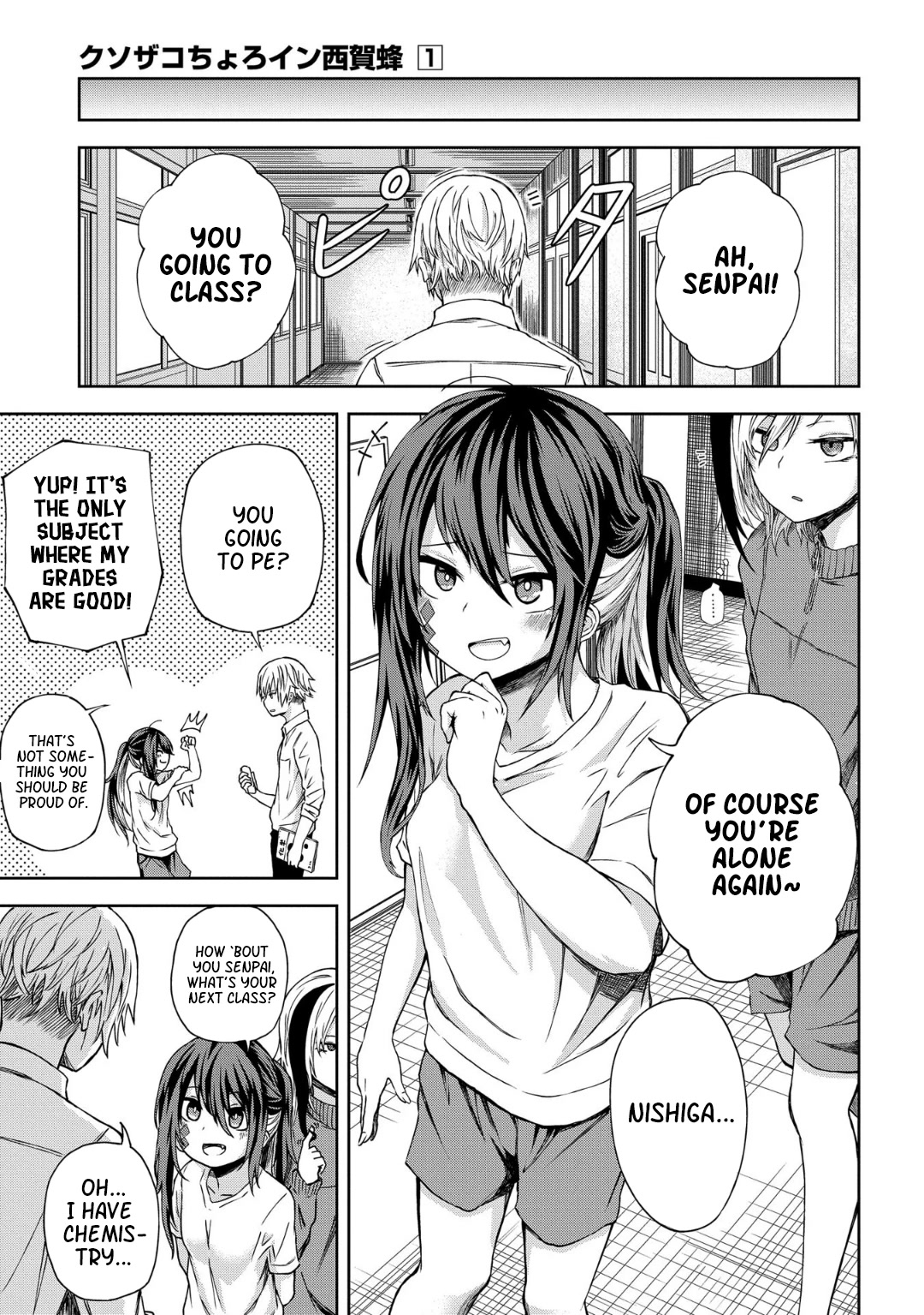 Klutzy, Gullible Nishiga Hachi Chapter 11 page 4 - Chapter 11: Senpaii❤️