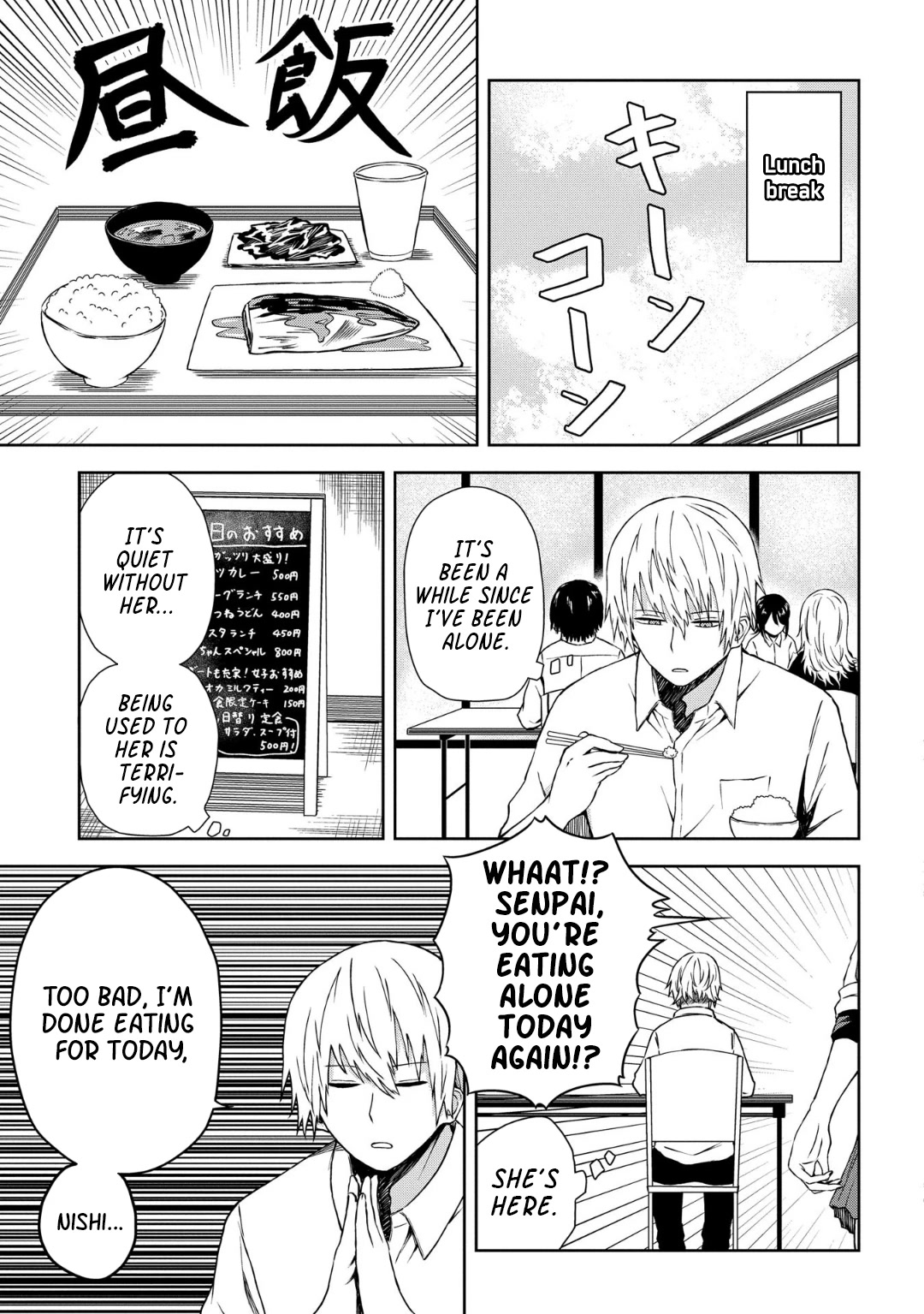 Klutzy, Gullible Nishiga Hachi Chapter 11 page 6 - Chapter 11: Senpaii❤️