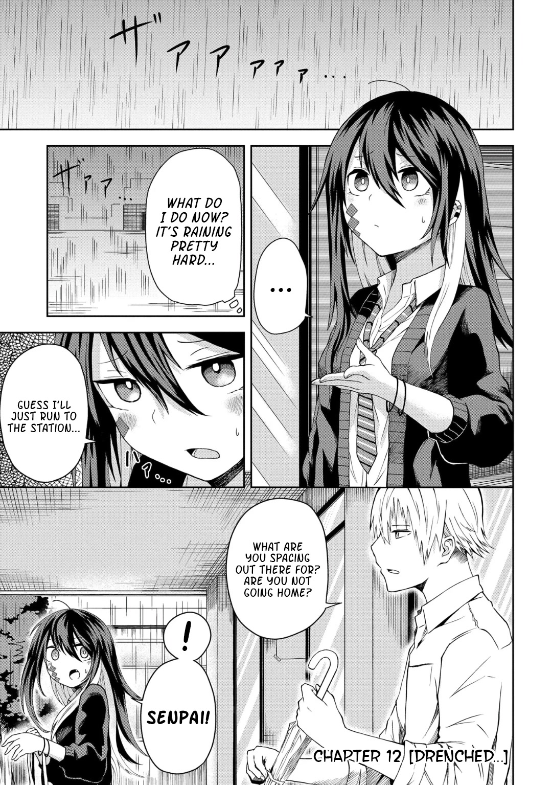 Klutzy, Gullible Nishiga Hachi Chapter 12 page 1 - Chapter 12: Drenched...