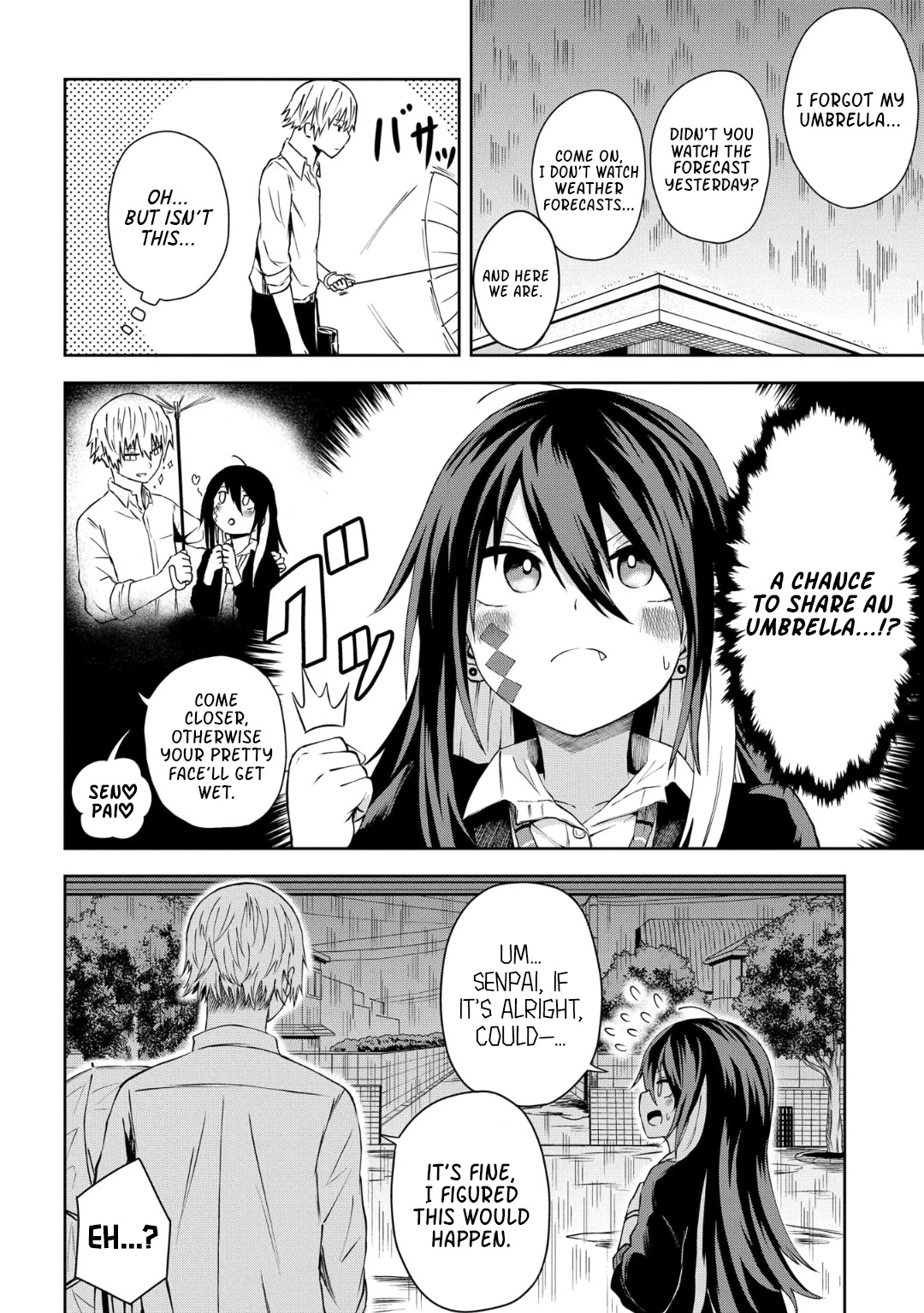 Klutzy, Gullible Nishiga Hachi Chapter 12 page 2 - Chapter 12: Drenched...