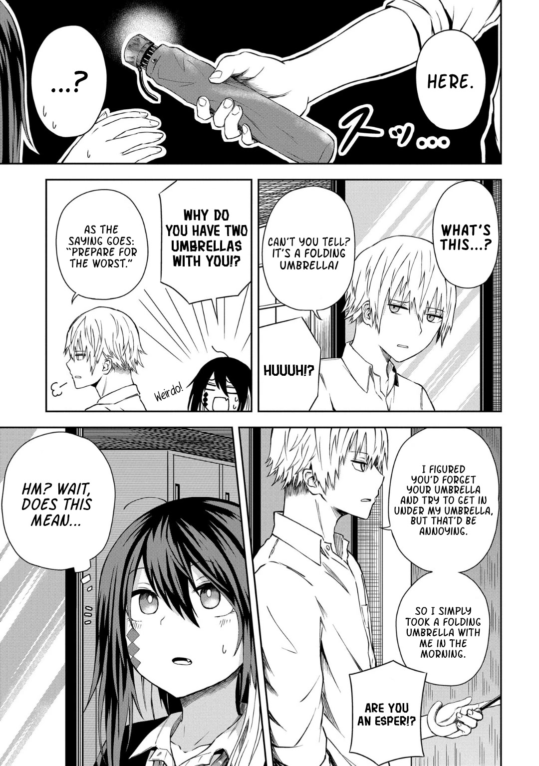 Klutzy, Gullible Nishiga Hachi Chapter 12 page 3 - Chapter 12: Drenched...