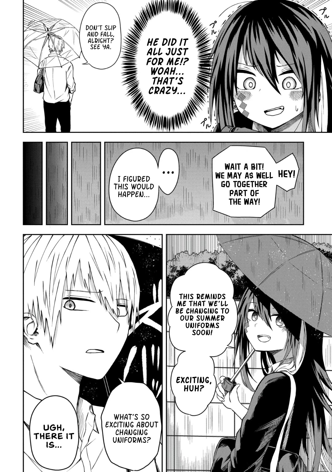 Klutzy, Gullible Nishiga Hachi Chapter 12 page 4 - Chapter 12: Drenched...